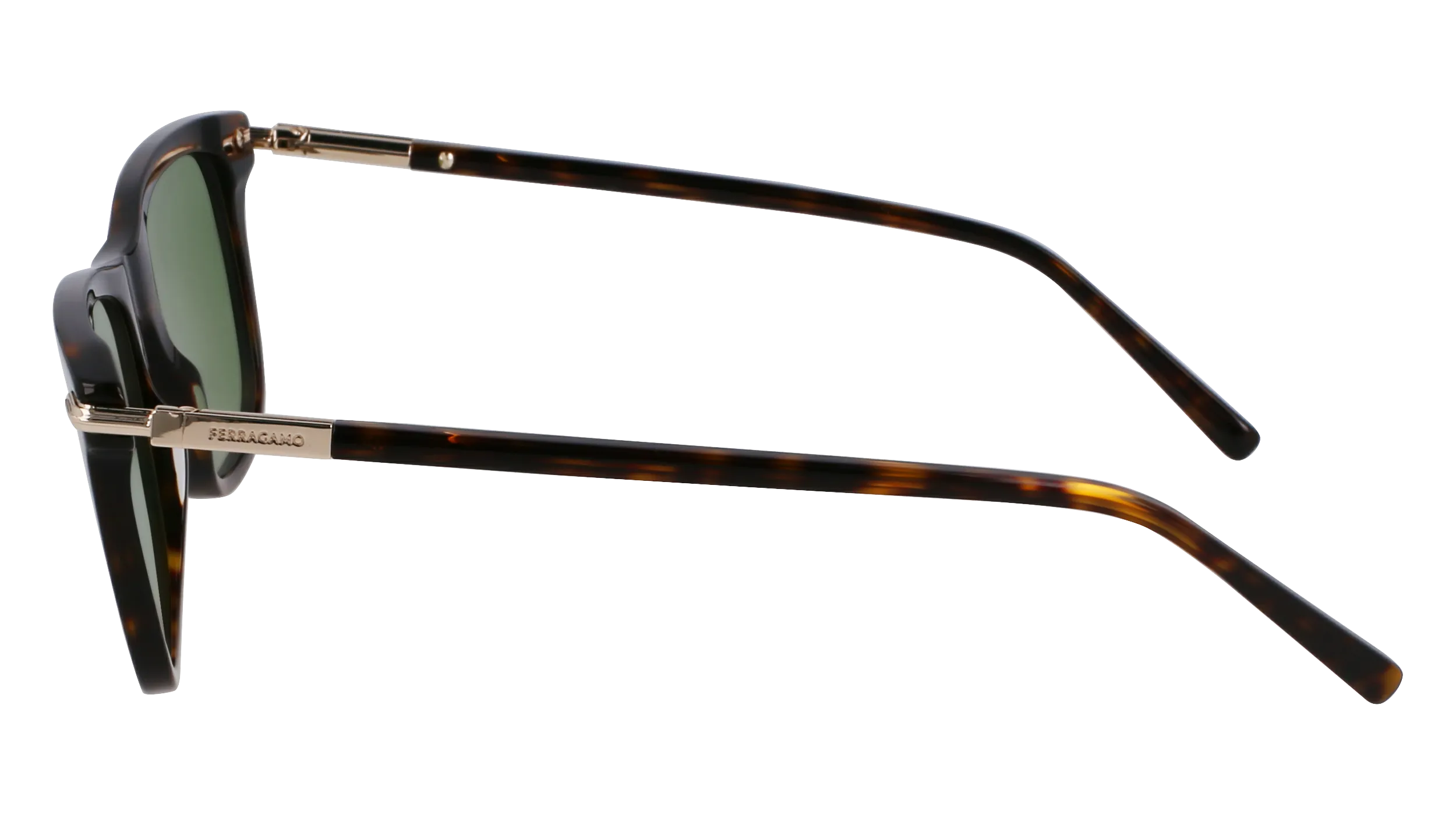 Ferragamo SF2028S 242 Occhiali da sole Acetato Havana Squadrata Normale - immagine 4