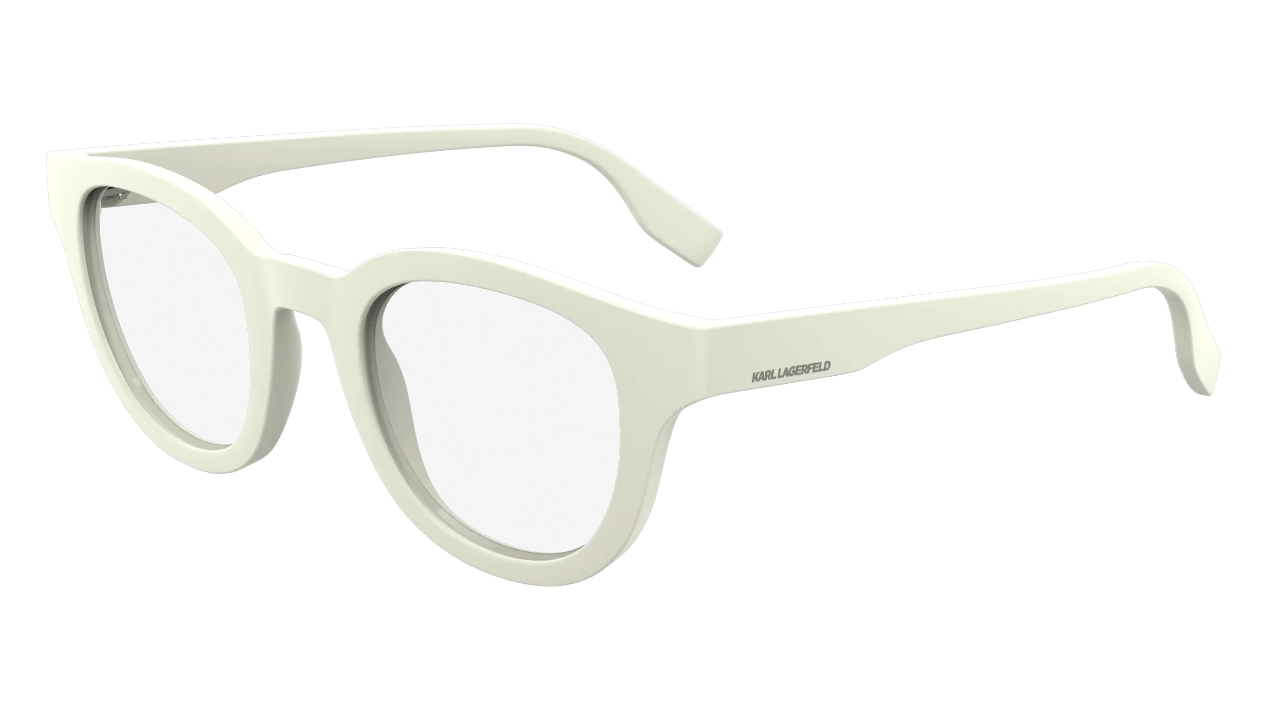 Karl Lagerfeld KL6177 105 Montature da vista Bio-iniettato Bianco Geometrica Normale - immagine 1