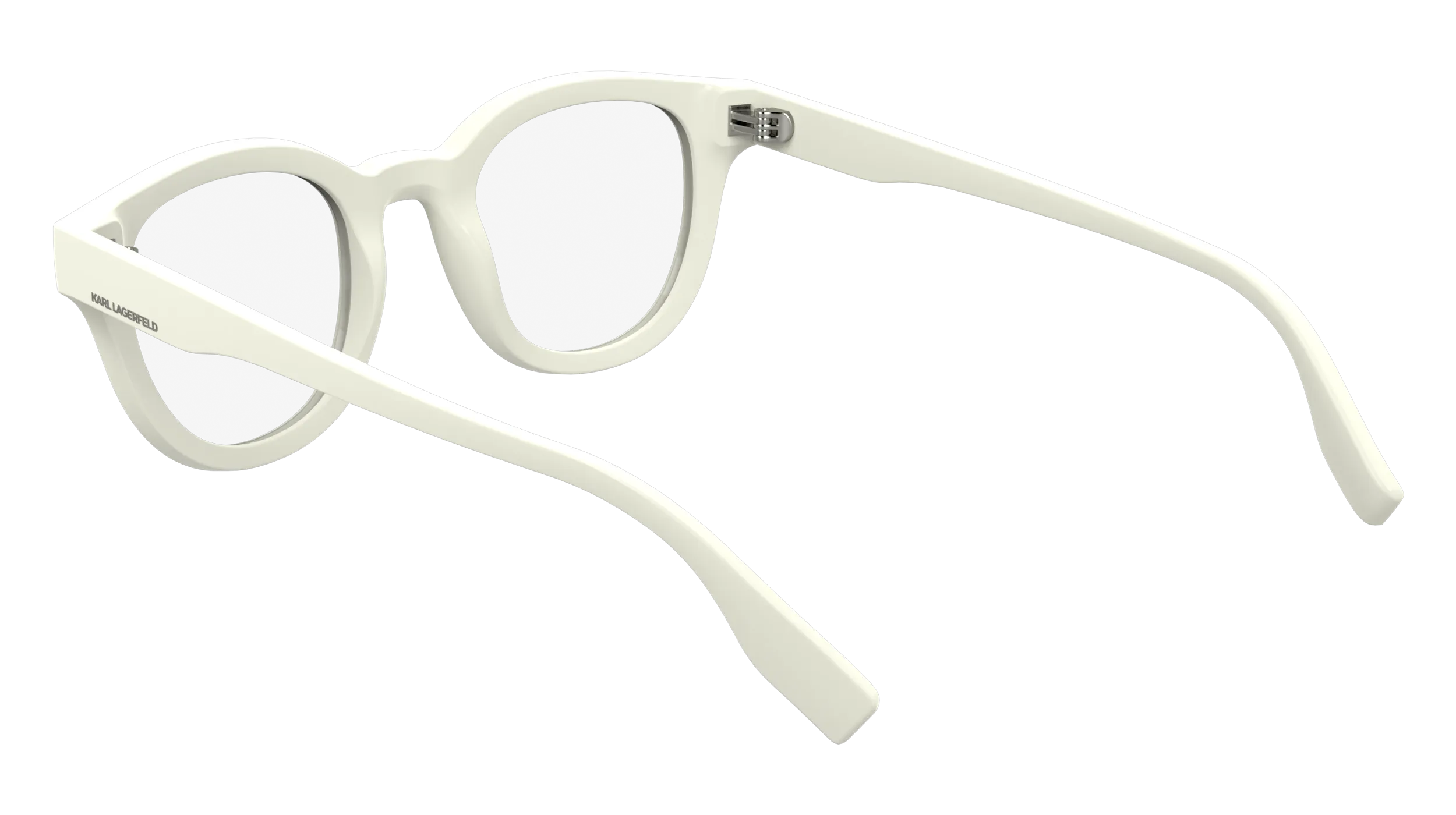 Karl Lagerfeld KL6177 105 Montature da vista Bio-iniettato Bianco Geometrica Normale - immagine 3
