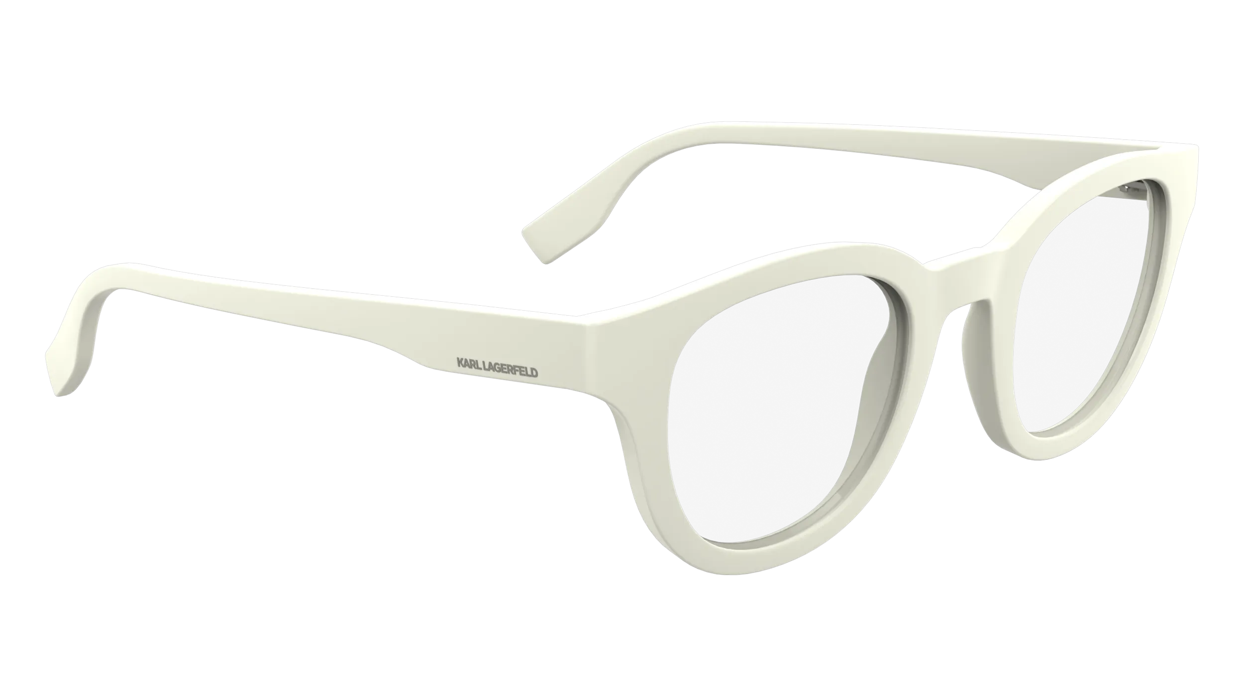 Karl Lagerfeld KL6177 105 Montature da vista Bio-iniettato Bianco Geometrica Normale - immagine 4