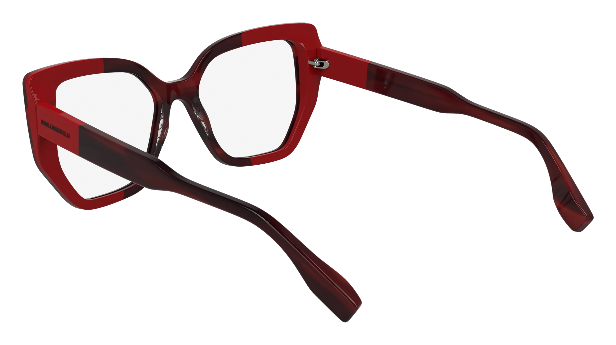 Karl Lagerfeld KL6174 609 Montature da vista Acetato Rosso Cat Eye Normale - immagine 3