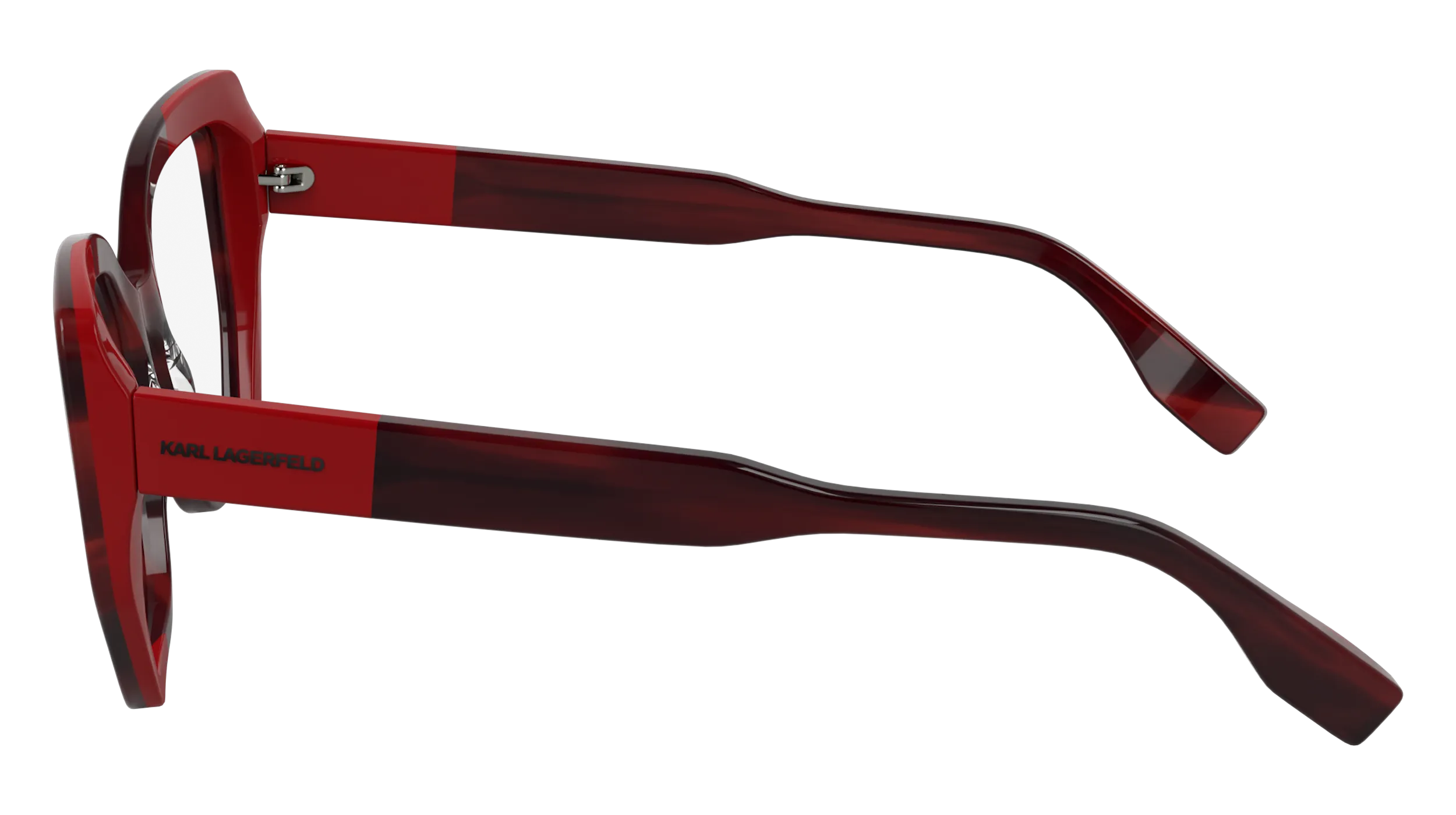 Karl Lagerfeld KL6174 609 Montature da vista Acetato Rosso Cat Eye Normale - immagine 4
