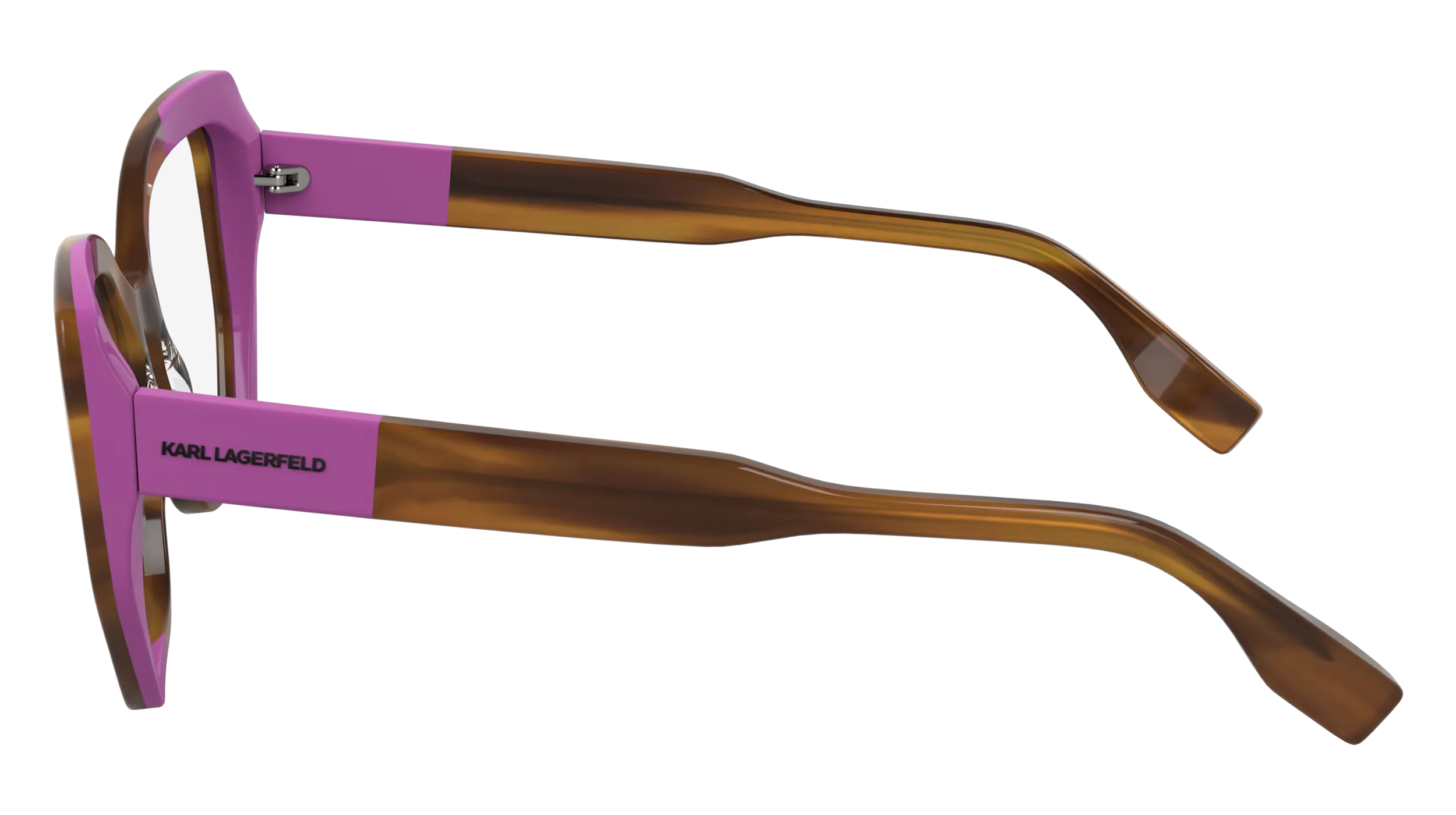 Karl Lagerfeld KL6174 234 Montature da vista Acetato Marrone Cat Eye Normale - immagine 4