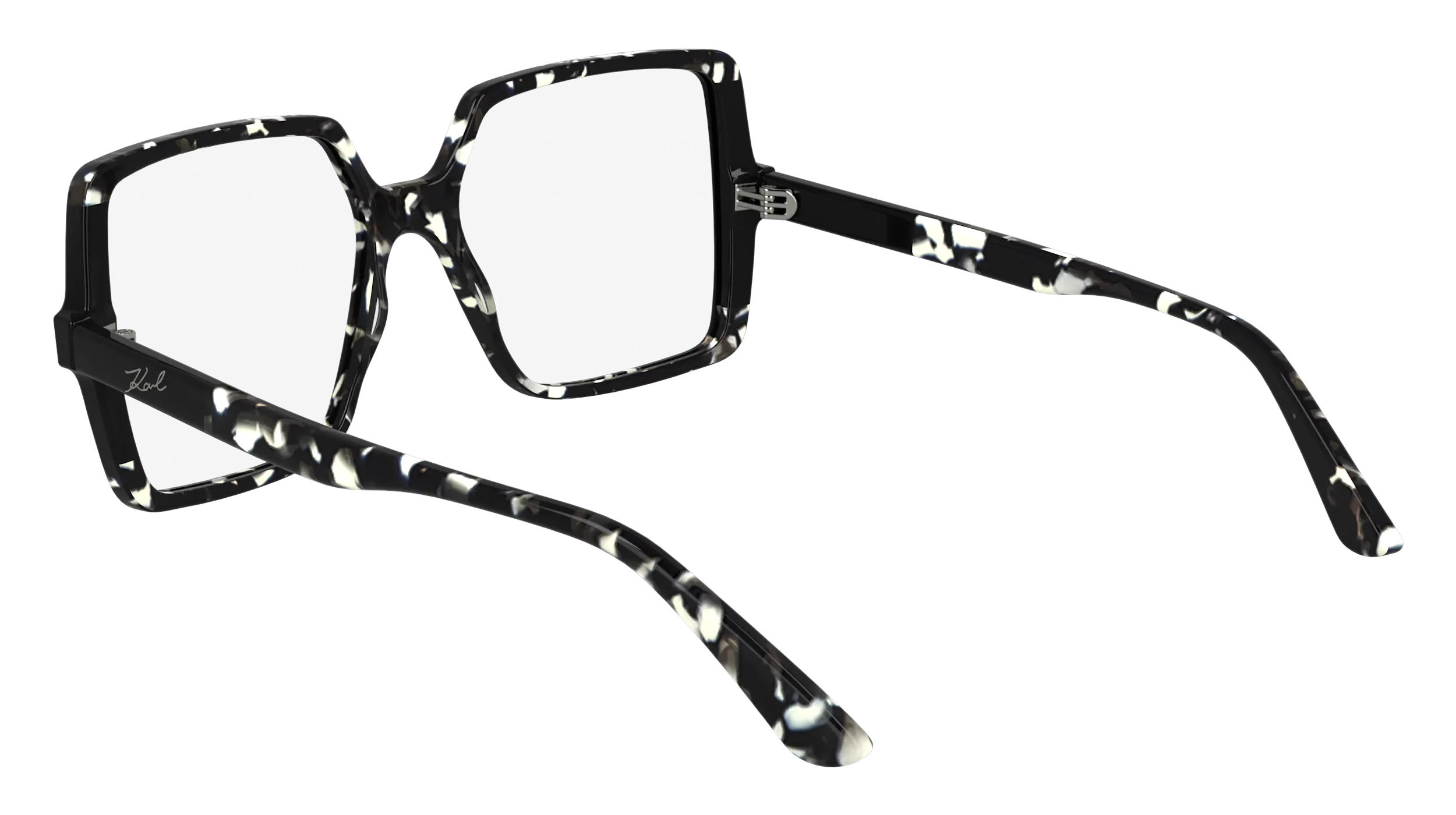 Karl Lagerfeld KL6169 013 Montature da vista Acetato Nero Squadrata Normale - immagine 3