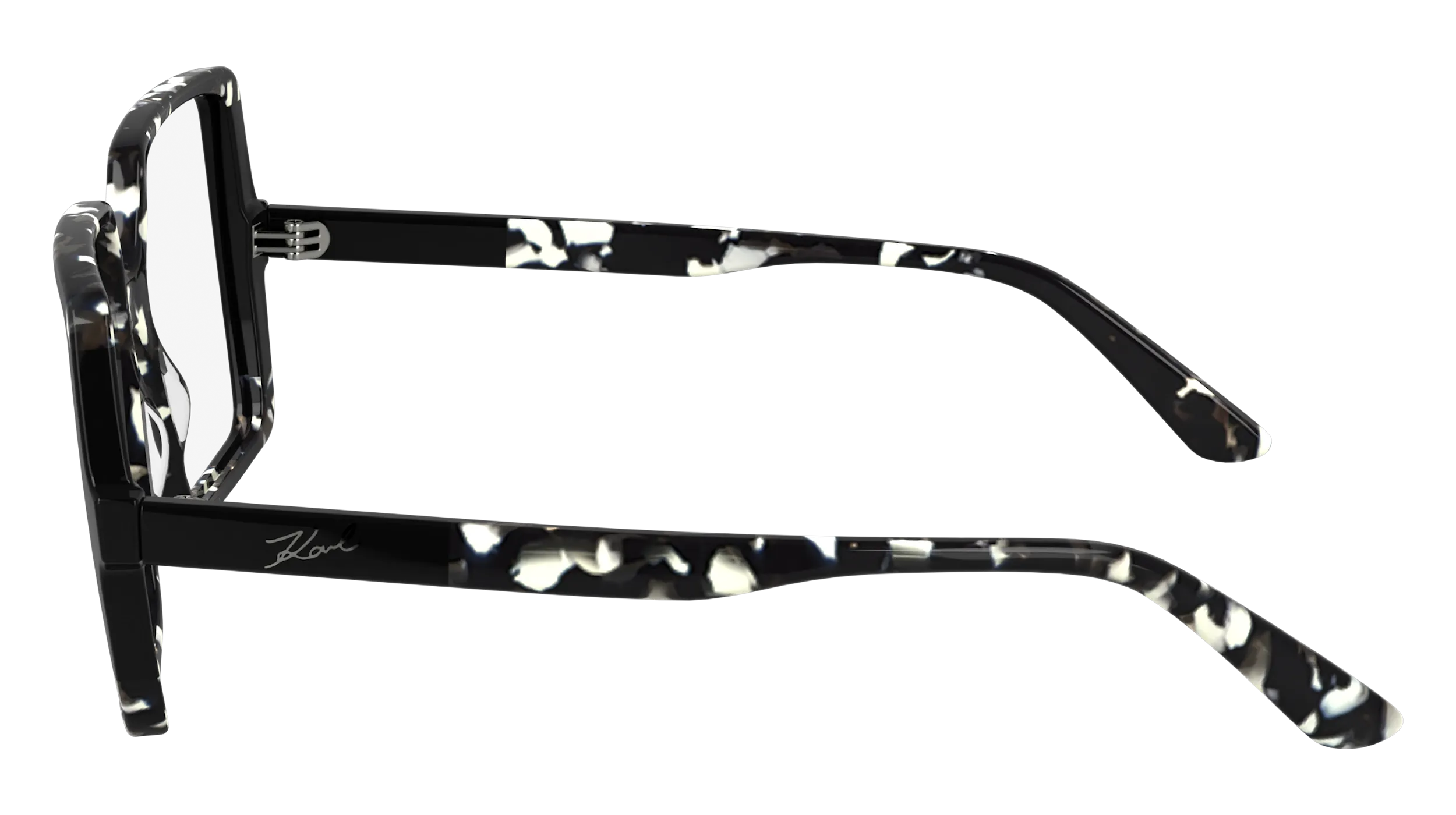 Karl Lagerfeld KL6169 013 Montature da vista Acetato Nero Squadrata Normale - immagine 4