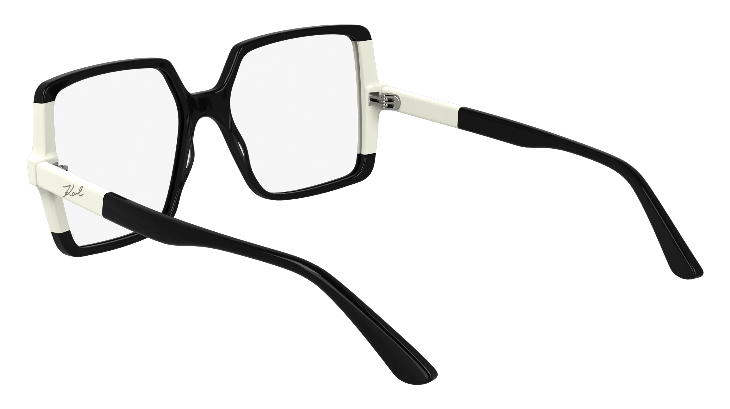 Karl Lagerfeld KL6169 006 Montature da vista Acetato Nero Squadrata Normale - immagine 3