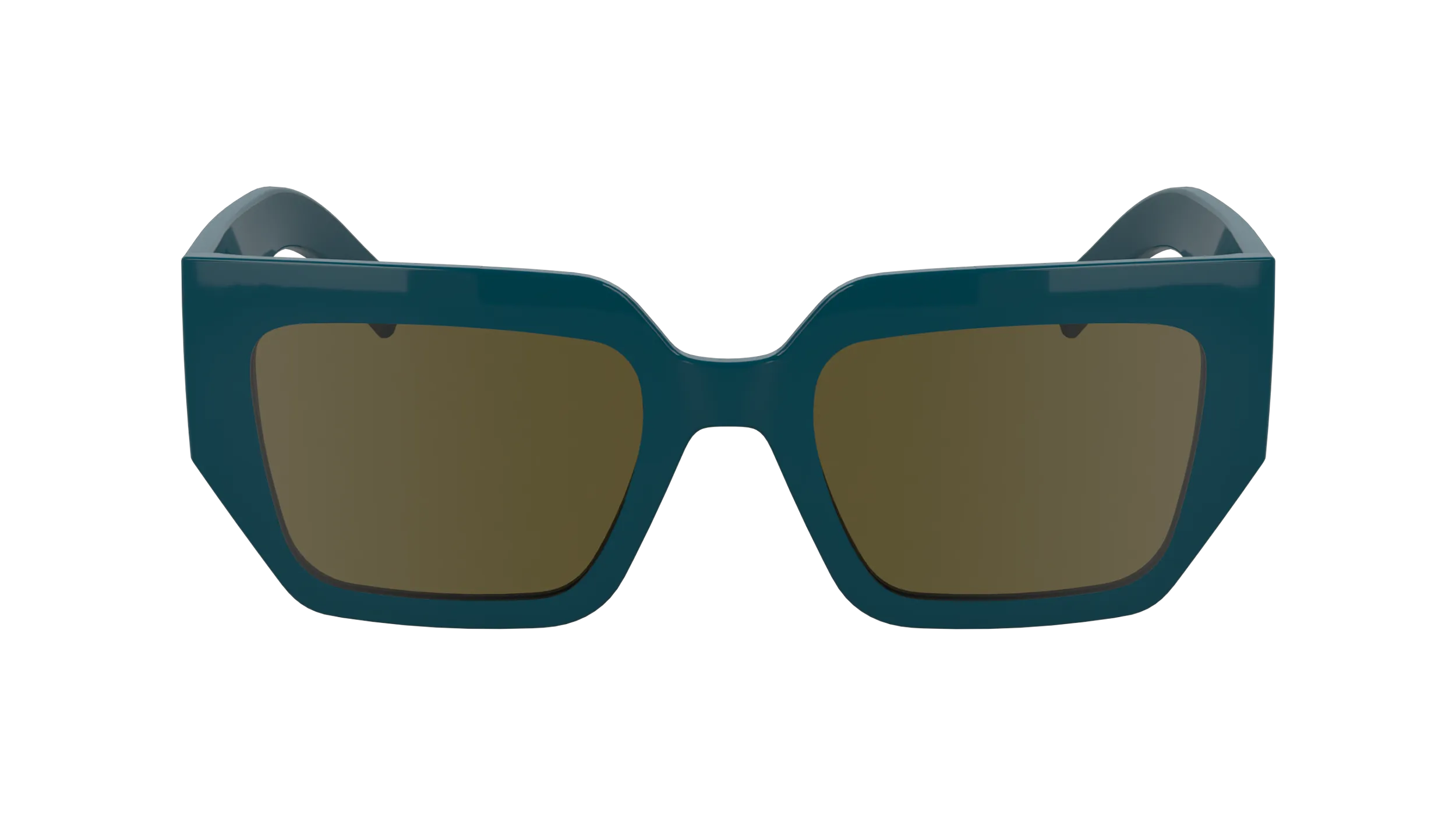 Karl Lagerfeld KL6166S 425 Occhiali da sole Bio-iniettato Petrolio Squadrata Normale - immagine 2