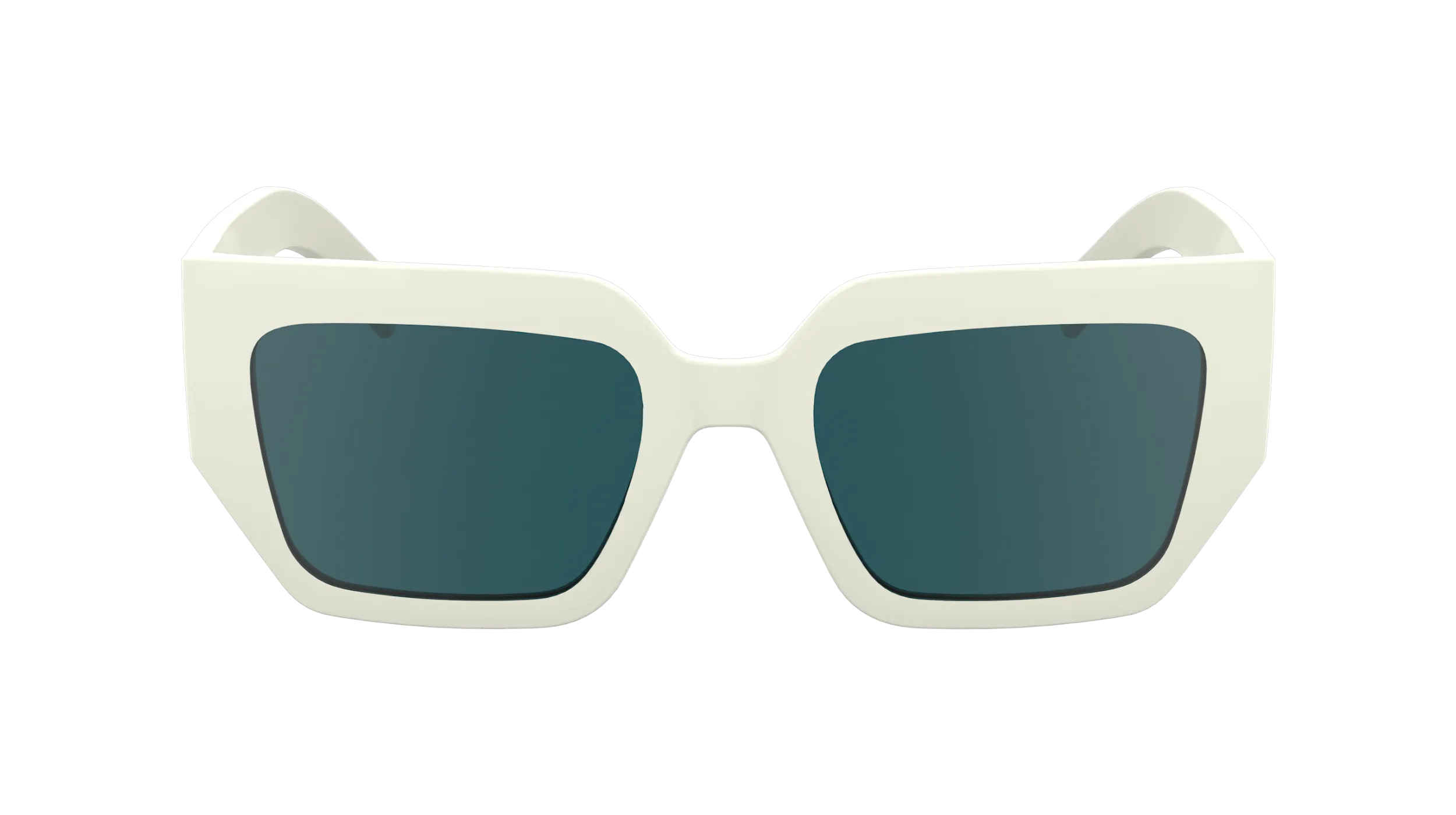 Karl Lagerfeld KL6166S 105 Occhiali da sole Bio-iniettato Bianco Squadrata Normale - immagine 2
