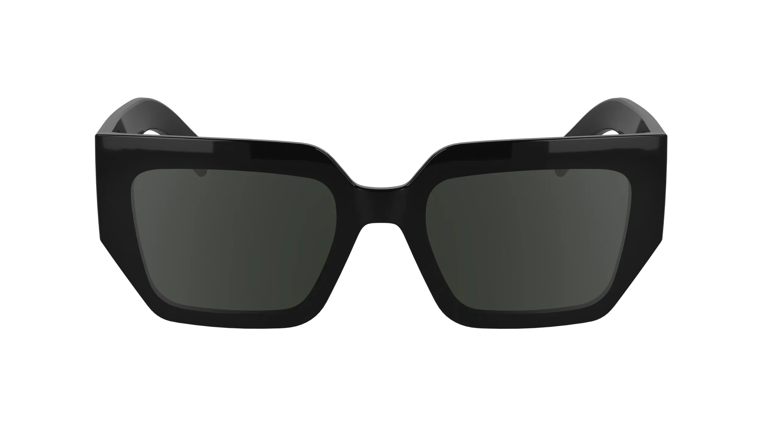 Karl Lagerfeld KL6166S 001 Occhiali da sole Bio-iniettato Nero Squadrata Normale - immagine 2