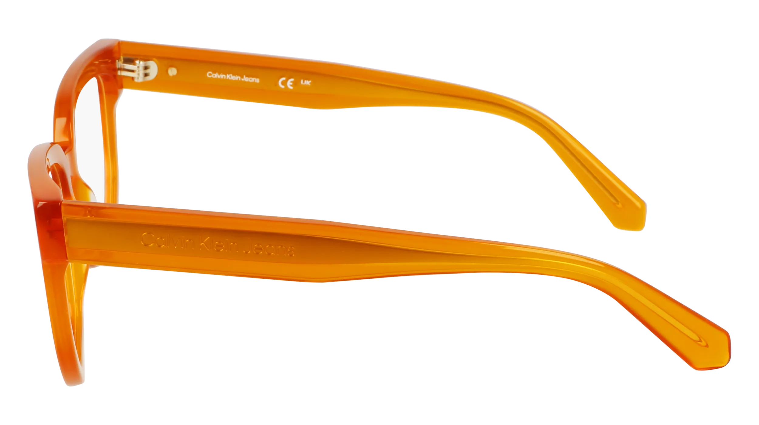 Calvin Klein CKJ24615 201 Montature da vista Acetato Havana Squadrata Normale - immagine 4