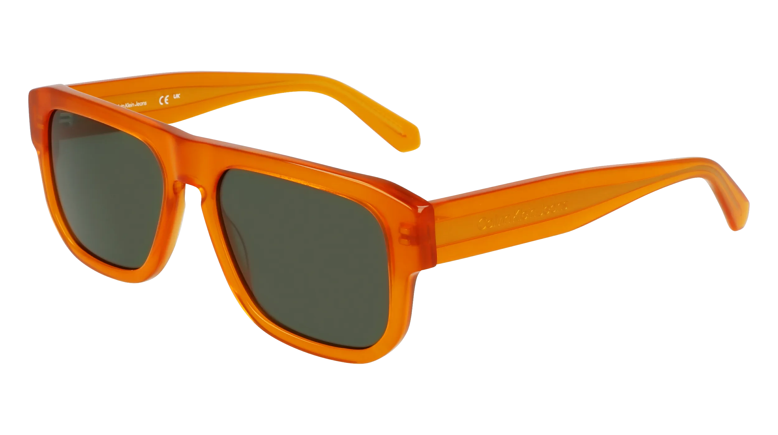 Calvin Klein CKJ24607S 201 Occhiali da sole Acetato Havana Squadrata Normale - immagine 1