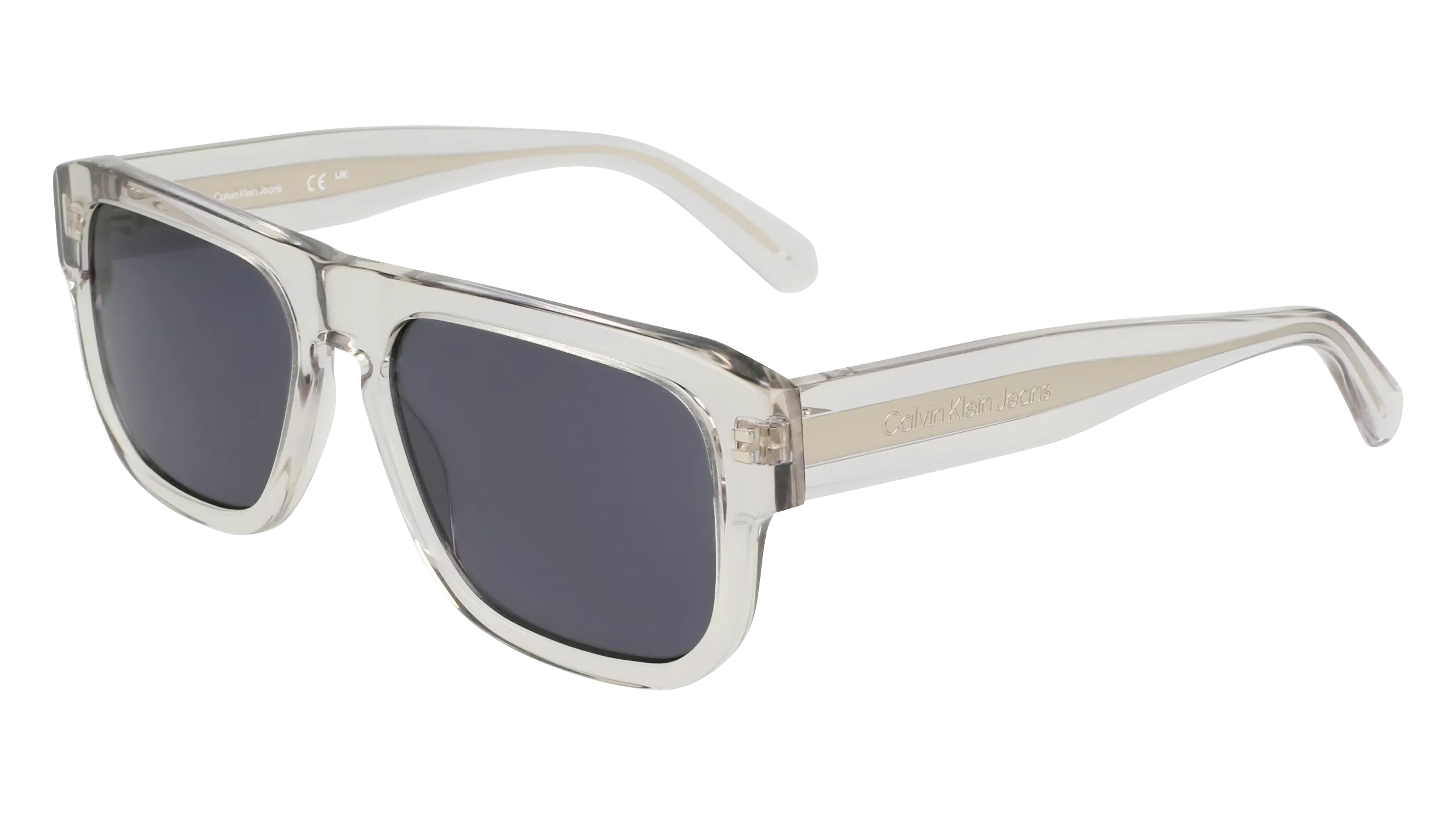 Calvin Klein CKJ24607S 012 Occhiali da sole Acetato Blu Squadrata Normale - immagine 1