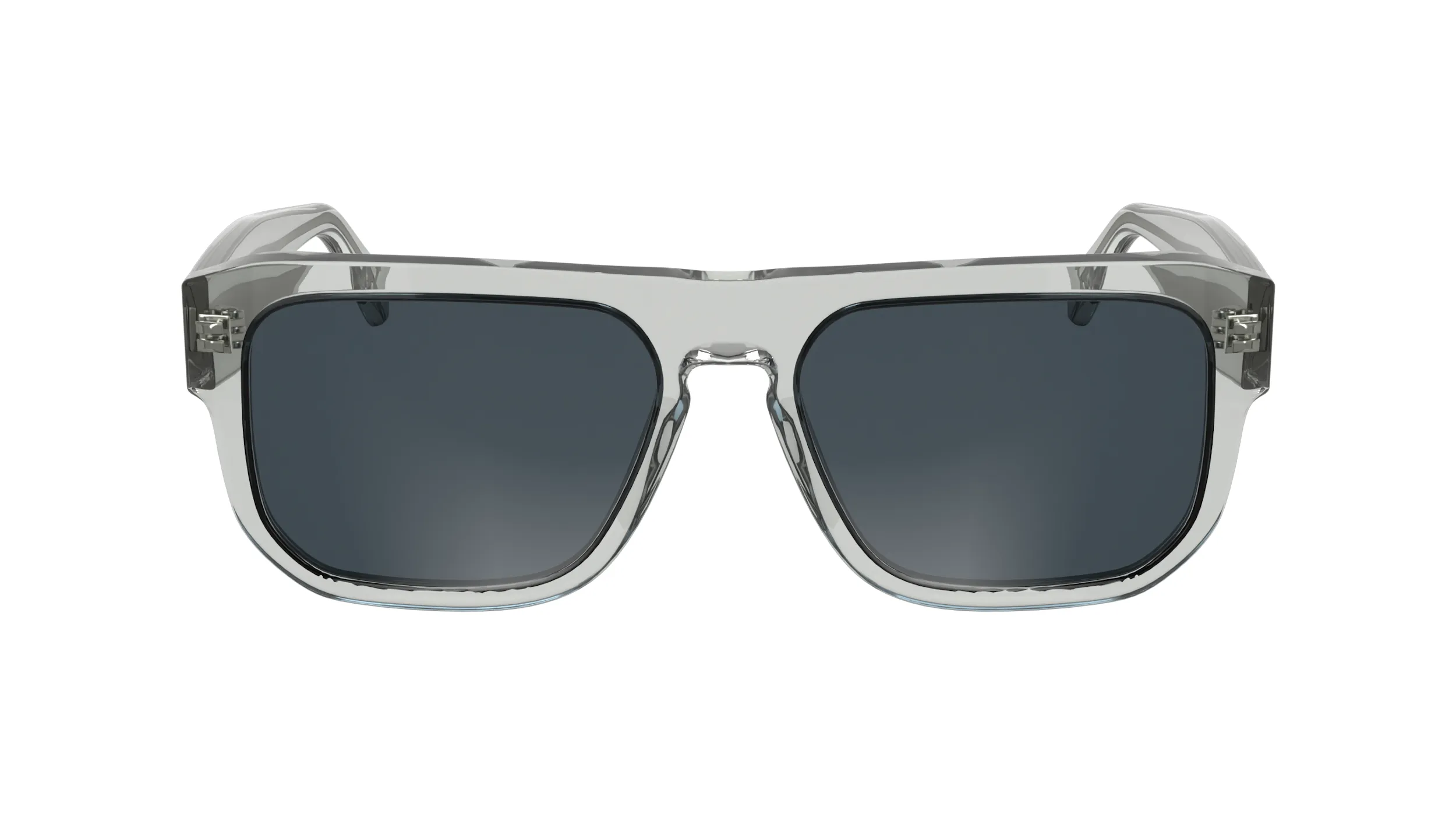 Calvin Klein CKJ24607S 012 Occhiali da sole Acetato Blu Squadrata Normale - immagine 4