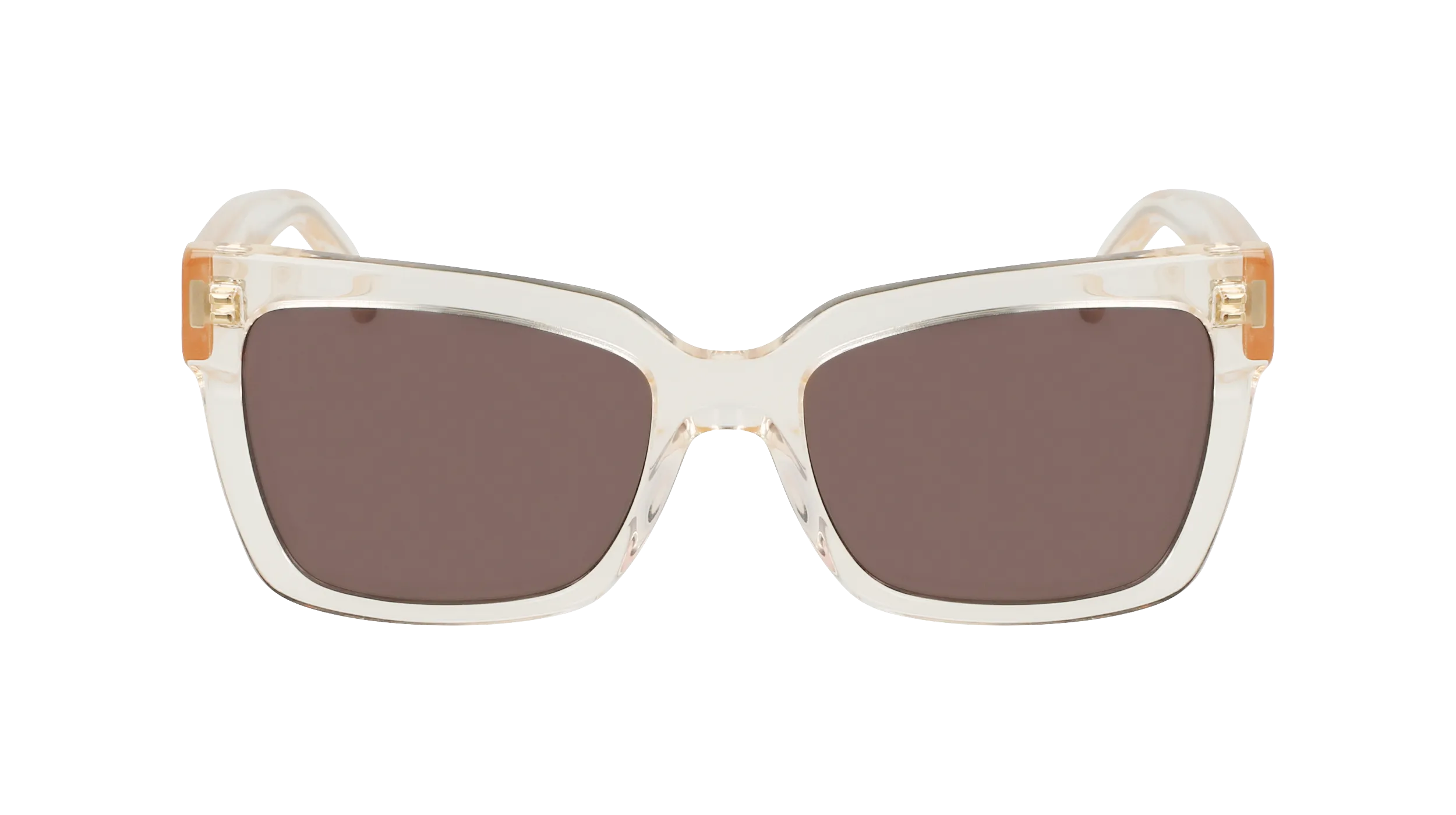 Calvin Klein CKJ24606S 011 Occhiali da sole Acetato Beige Marrone Squadrata Normale - immagine 2