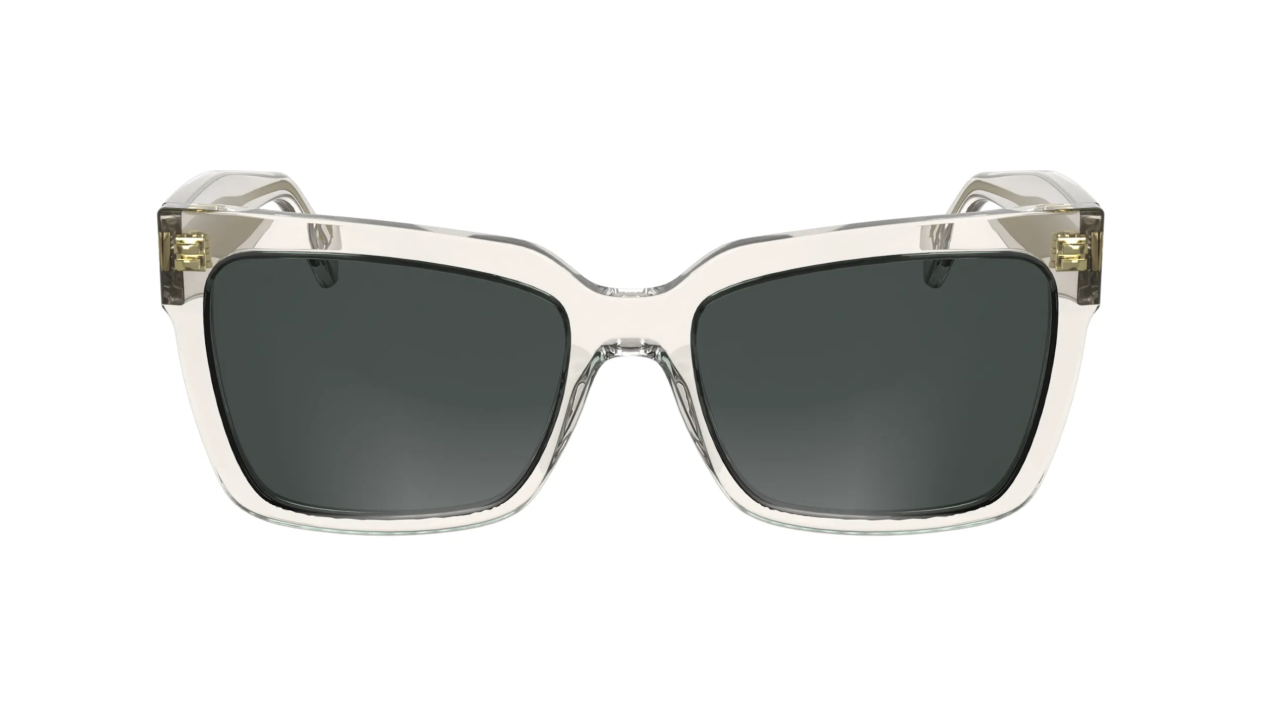 Calvin Klein CKJ24606S 011 Occhiali da sole Acetato Beige Marrone Squadrata Normale - immagine 3