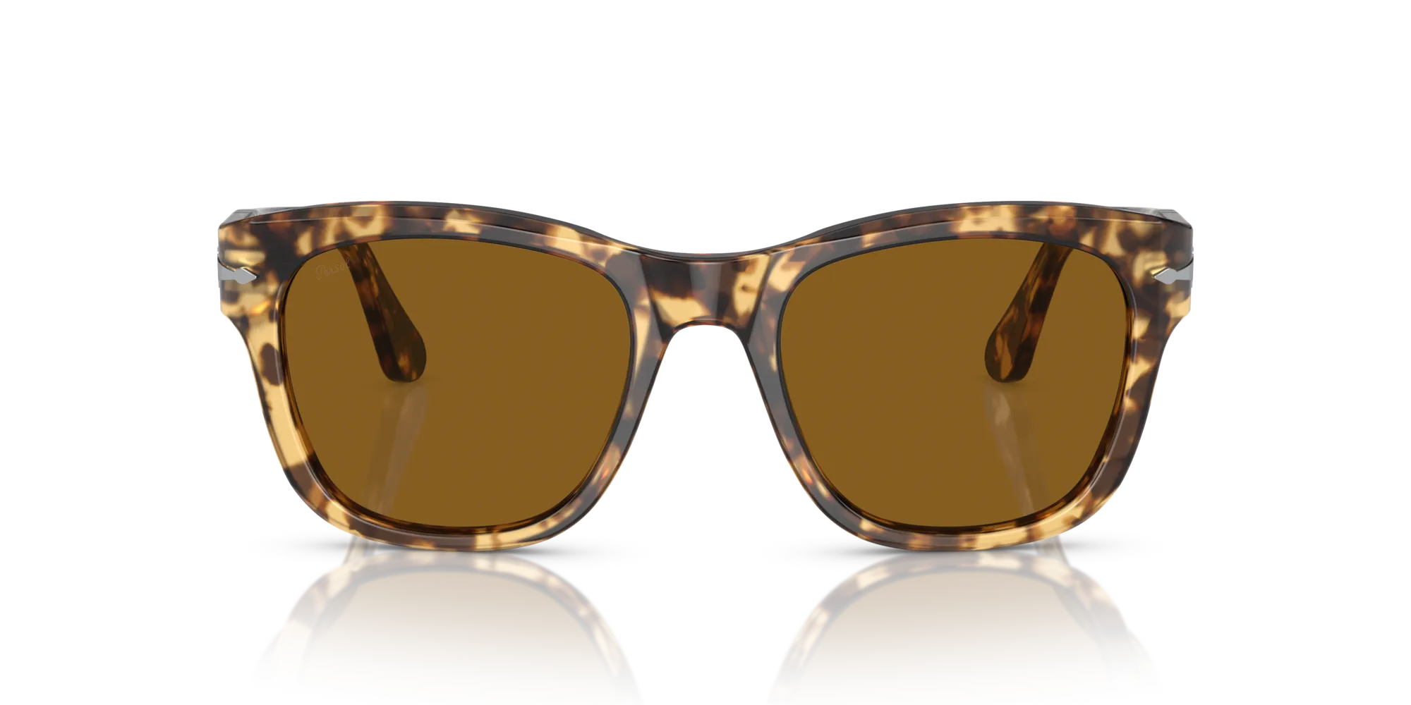 Persol PO3313S 105633 Occhiali da sole Acetato Marrone Marrone Squadrata Normale - immagine 3