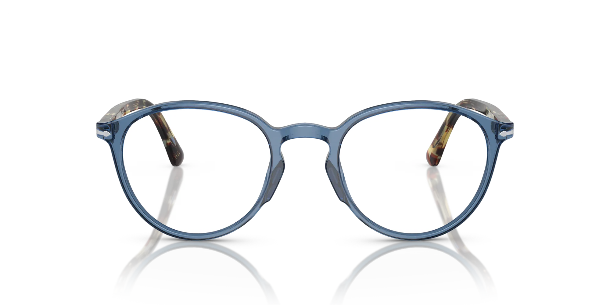 Persol PO3218V 1202 Montature da vista Acetato Blu Trasparente Pantos Normale - immagine 3