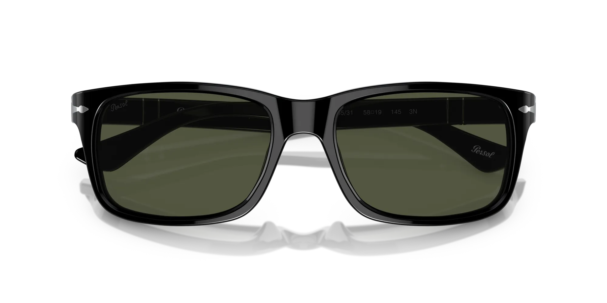 Persol PO3048S 95/31 Occhiali da sole Plastica Nero Geometrica - immagine 2
