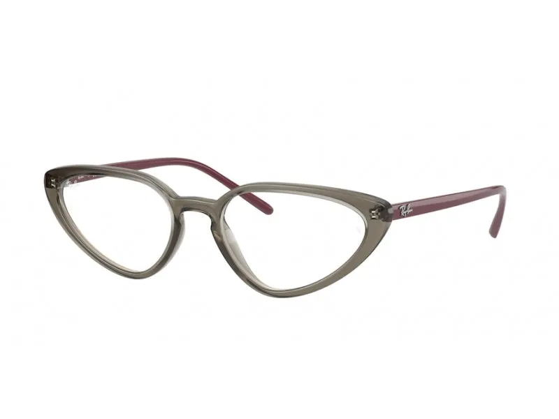 Ray - Ban RX7188 8083 Montature da vista Plastica Grigio Cat Eye - immagine 1