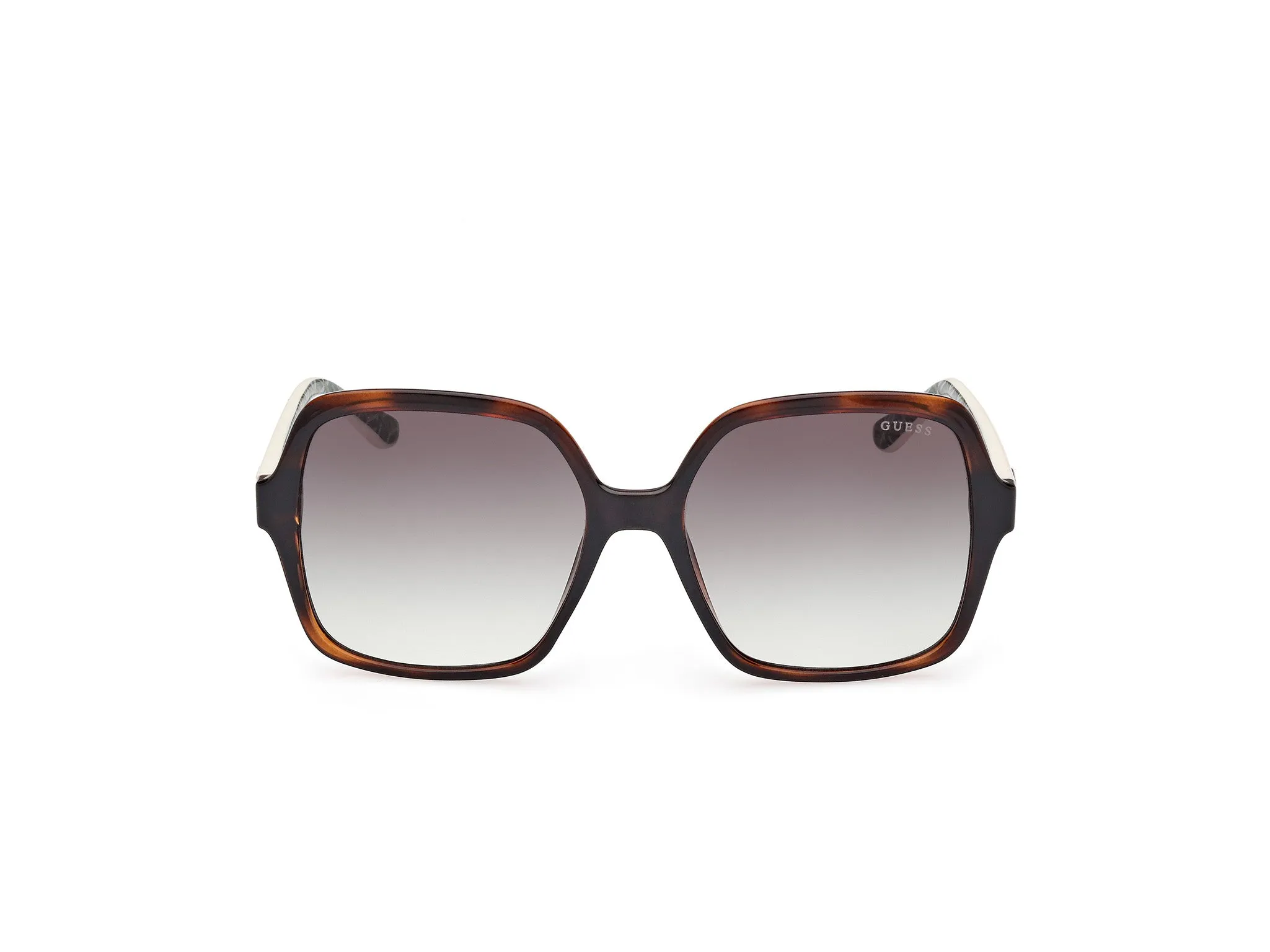 Guess GU7921-H 52P Occhiali da sole Iniettato Havana Verde Squadrata Normale Sfumato - immagine 3