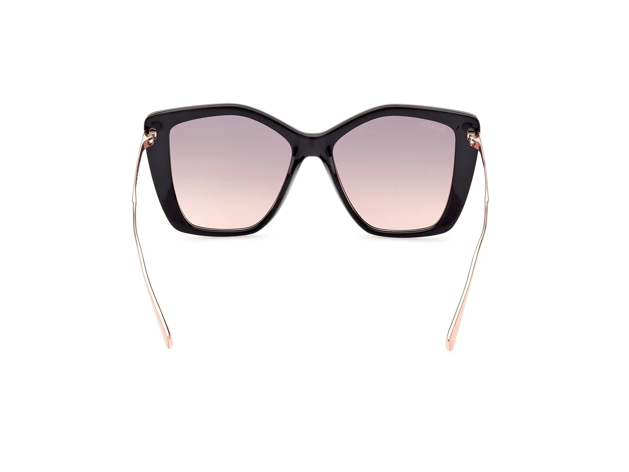 MAX&Co MO0065 01B Occhiali da sole Iniettato Nero Marrone Geometrica Normale - immagine 4