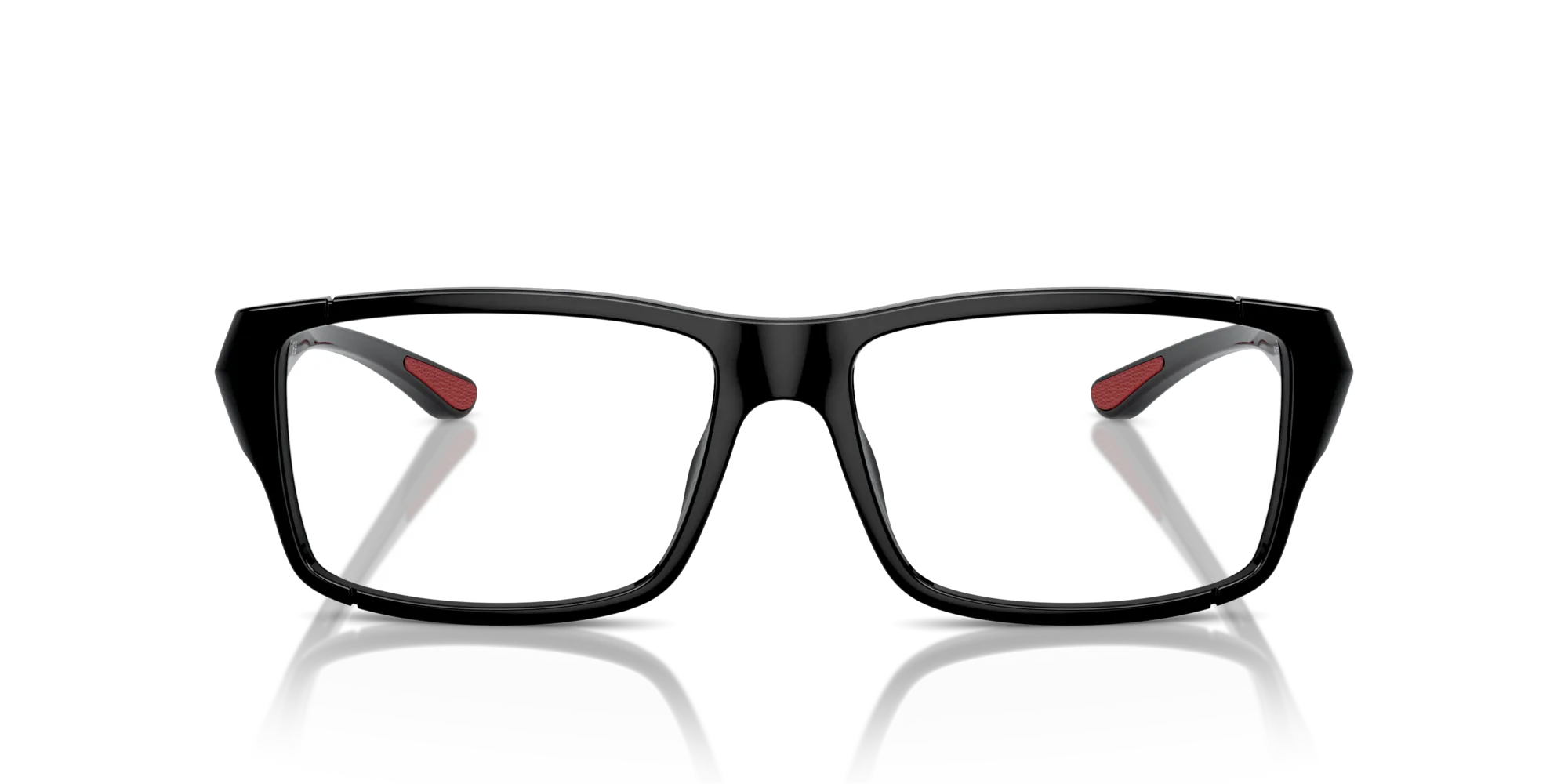 Polo Ralph Lauren PH2275U 5001 Montature da vista Iniettato Nero Trasparente Squadrata Normale - immagine 3