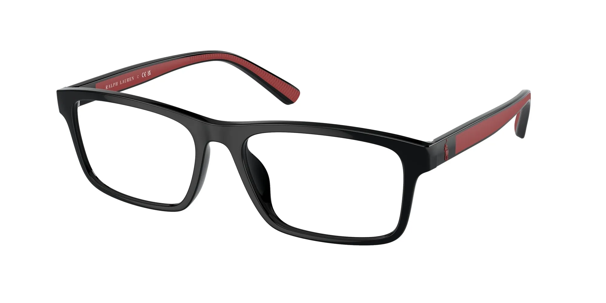 Polo Ralph Lauren PH2274U 5001 Montature da vista Iniettato Nero Squadrata Normale - immagine 1