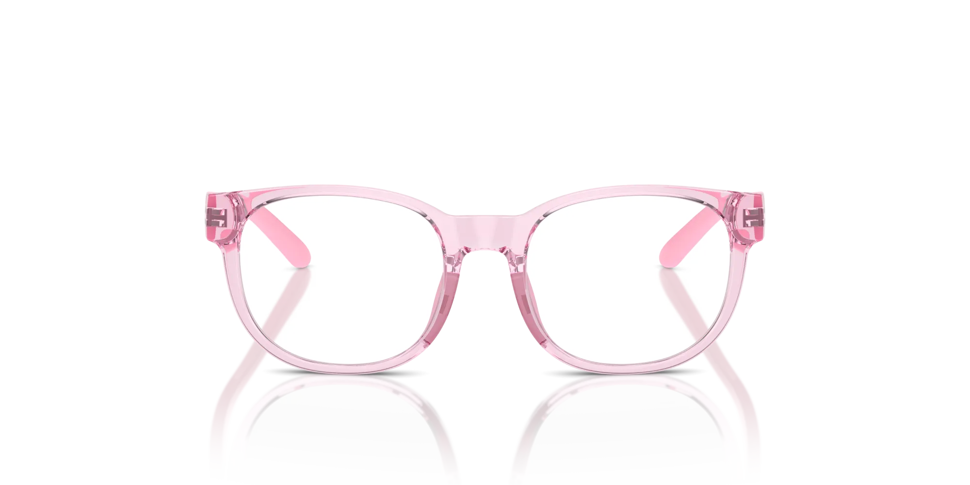 Polo Ralph Lauren PP8549U 6193 Montature da vista Iniettato Rosa Rotonda Normale - immagine 3