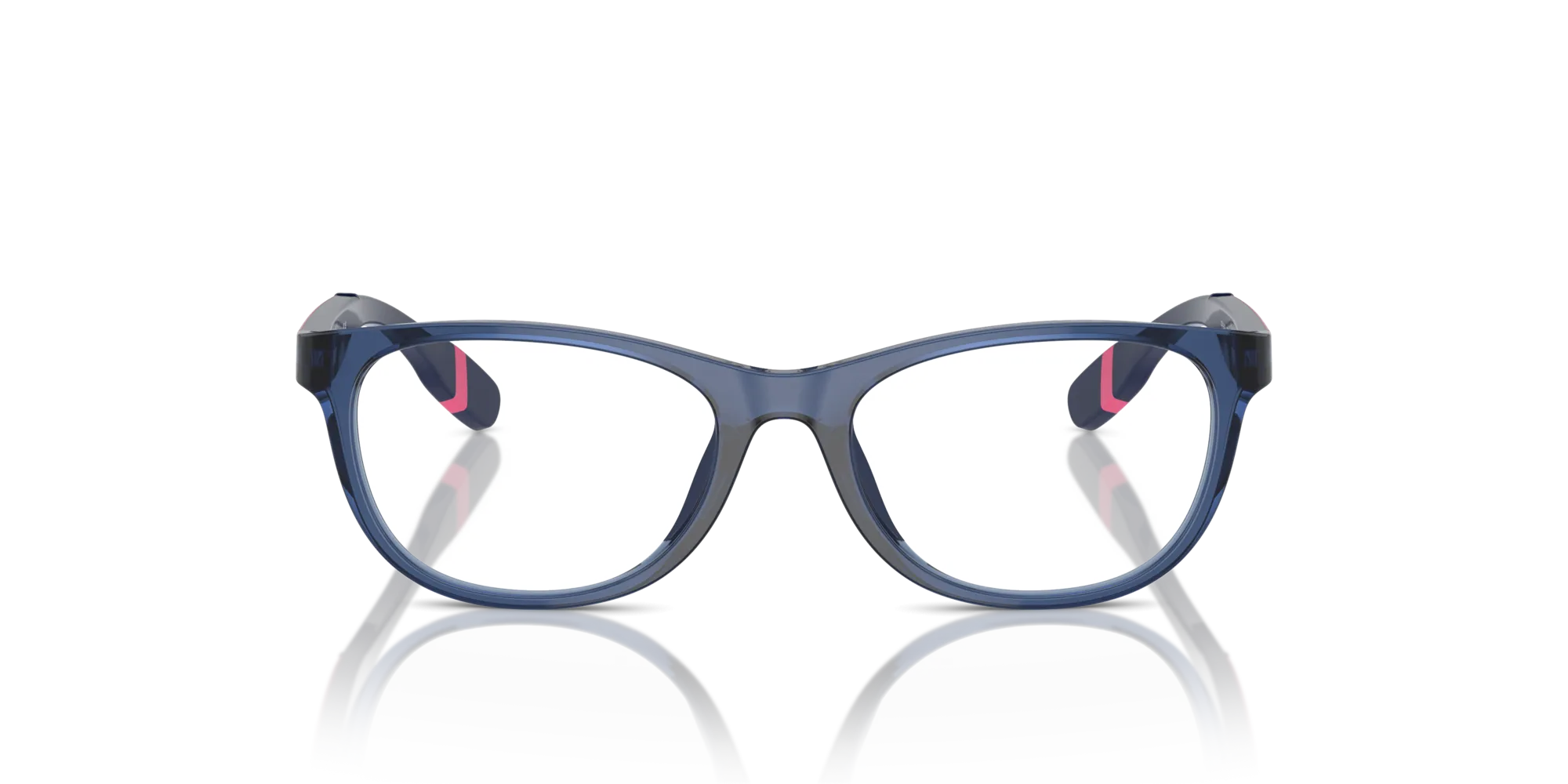 Polo Ralph Lauren PP8548U 5717 Montature da vista Iniettato Blu Cat Eye Normale - immagine 3