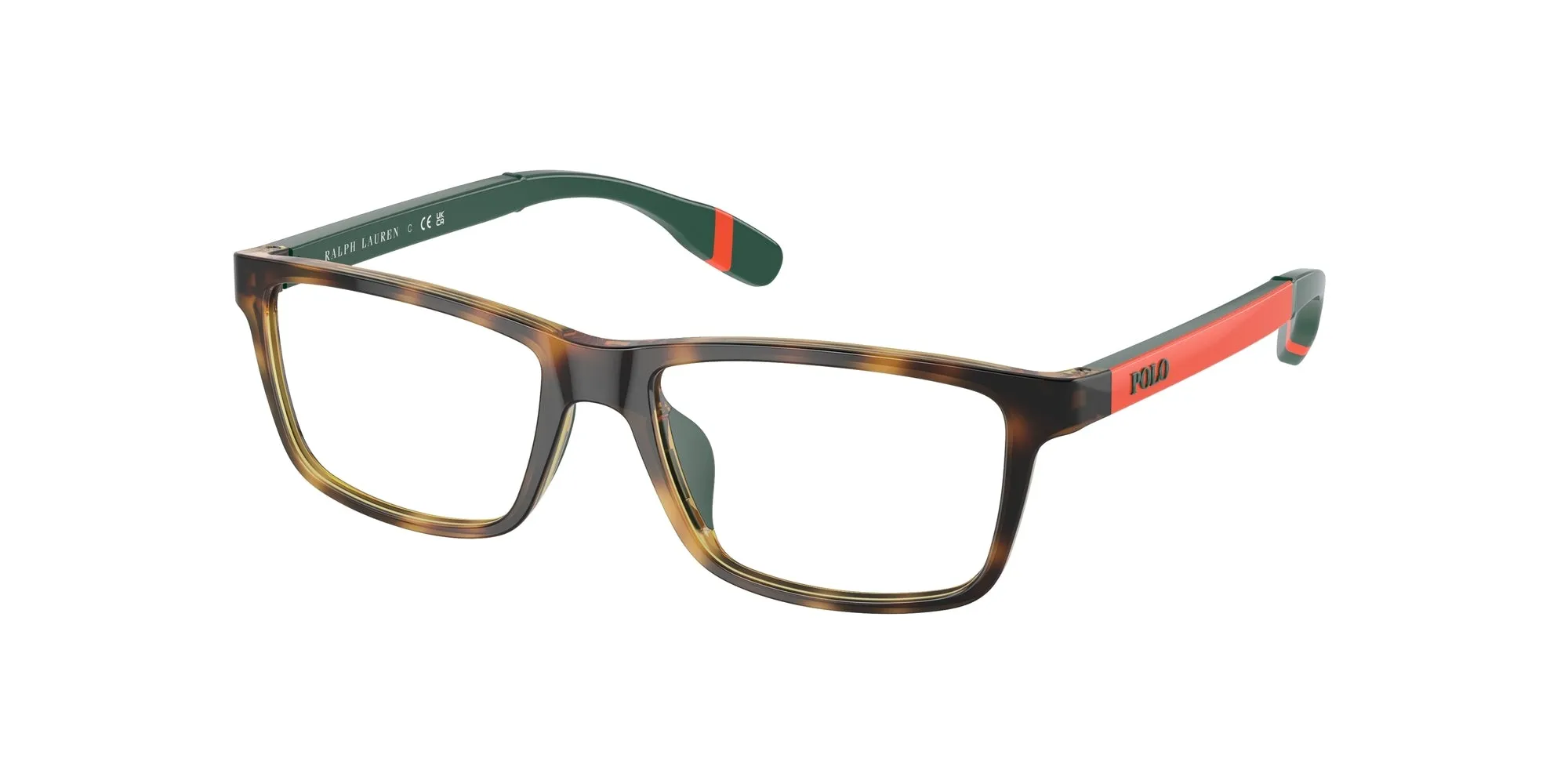 Polo Ralph Lauren PP8547U 5003 Montature da vista Iniettato Tartaruga Squadrata Normale - immagine 1