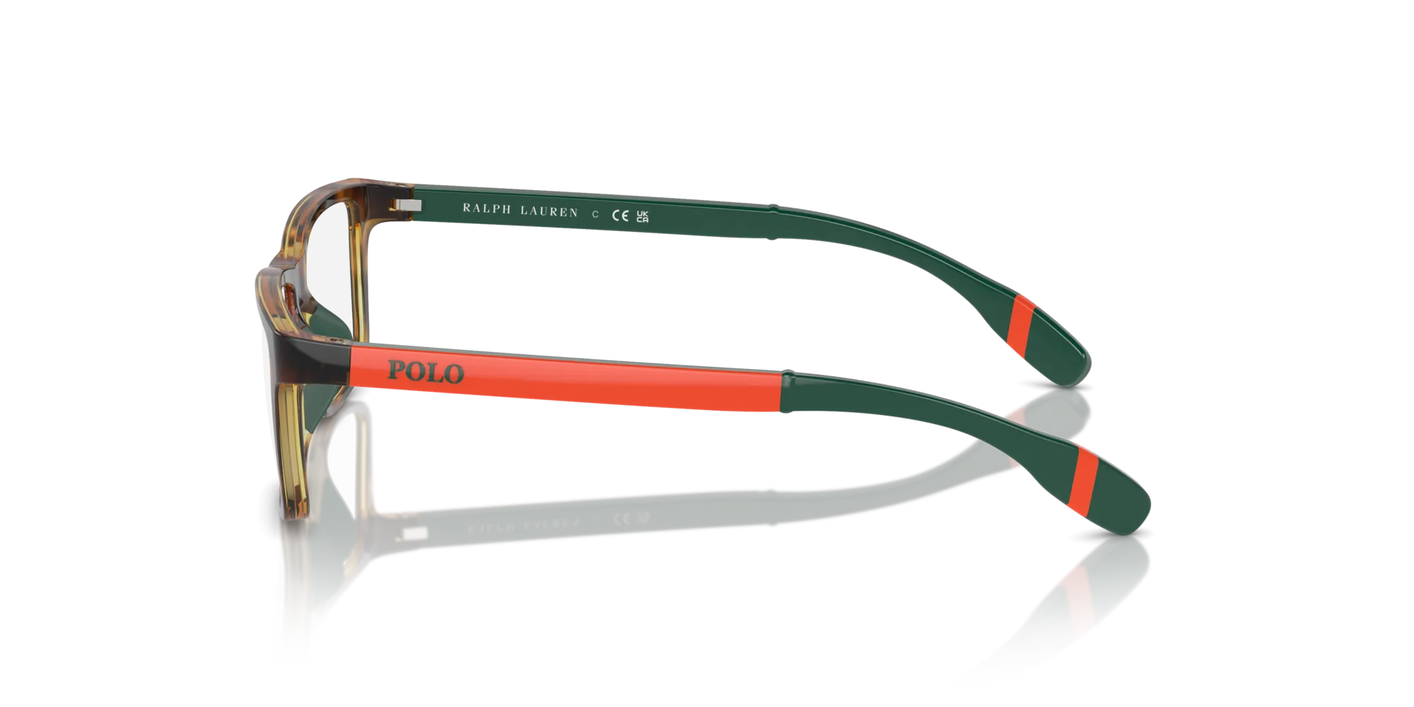 Polo Ralph Lauren PP8547U 5003 Montature da vista Iniettato Tartaruga Squadrata Normale - immagine 4