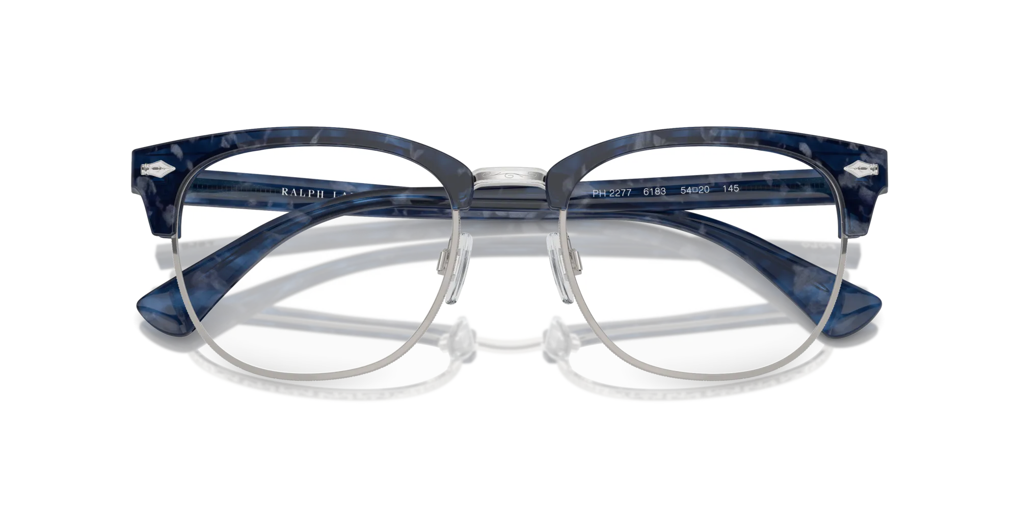Polo Ralph Lauren PH2277 6183 Montature da vista Acetato Blu Squadrata Normale - immagine 2