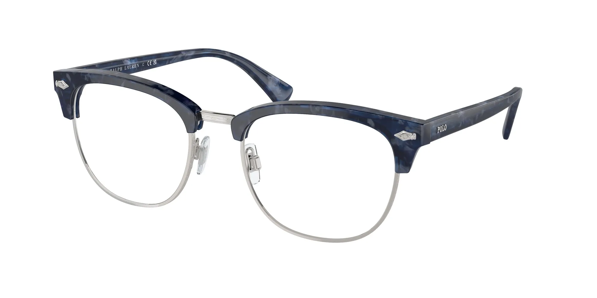 Polo Ralph Lauren PH2277 6183 Montature da vista Acetato Blu Squadrata Normale - immagine 1