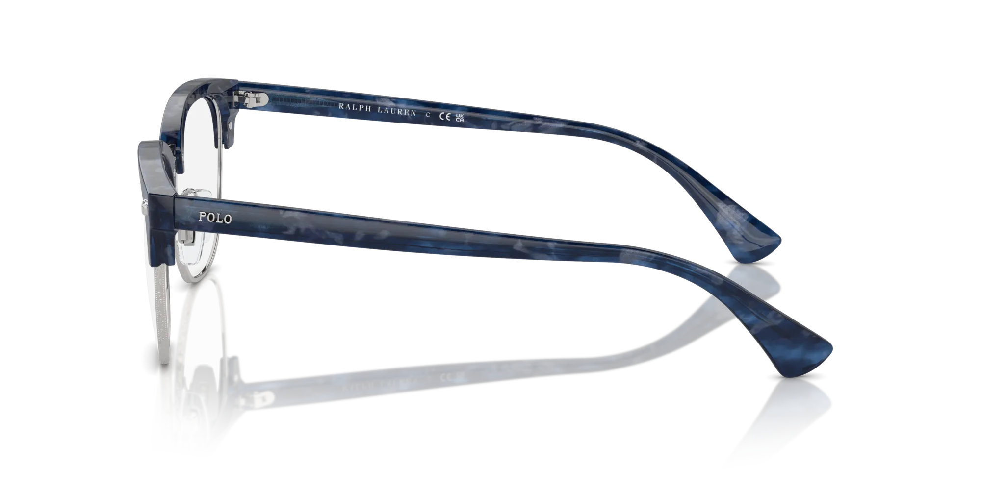 Polo Ralph Lauren PH2277 6183 Montature da vista Acetato Blu Squadrata Normale - immagine 4
