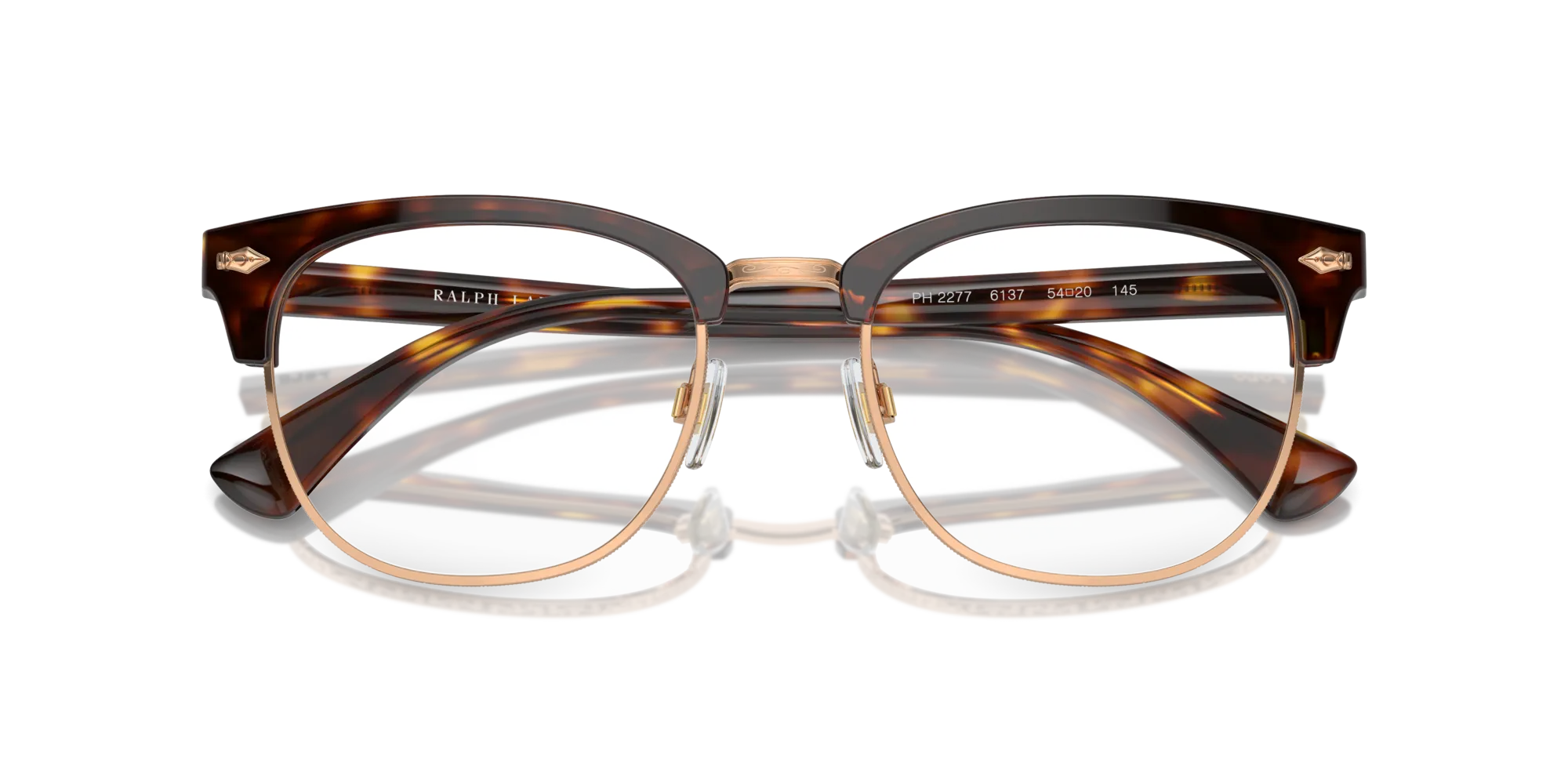 Polo Ralph Lauren PH2277 6137 Montature da vista Acetato Tartaruga Squadrata Normale - immagine 2