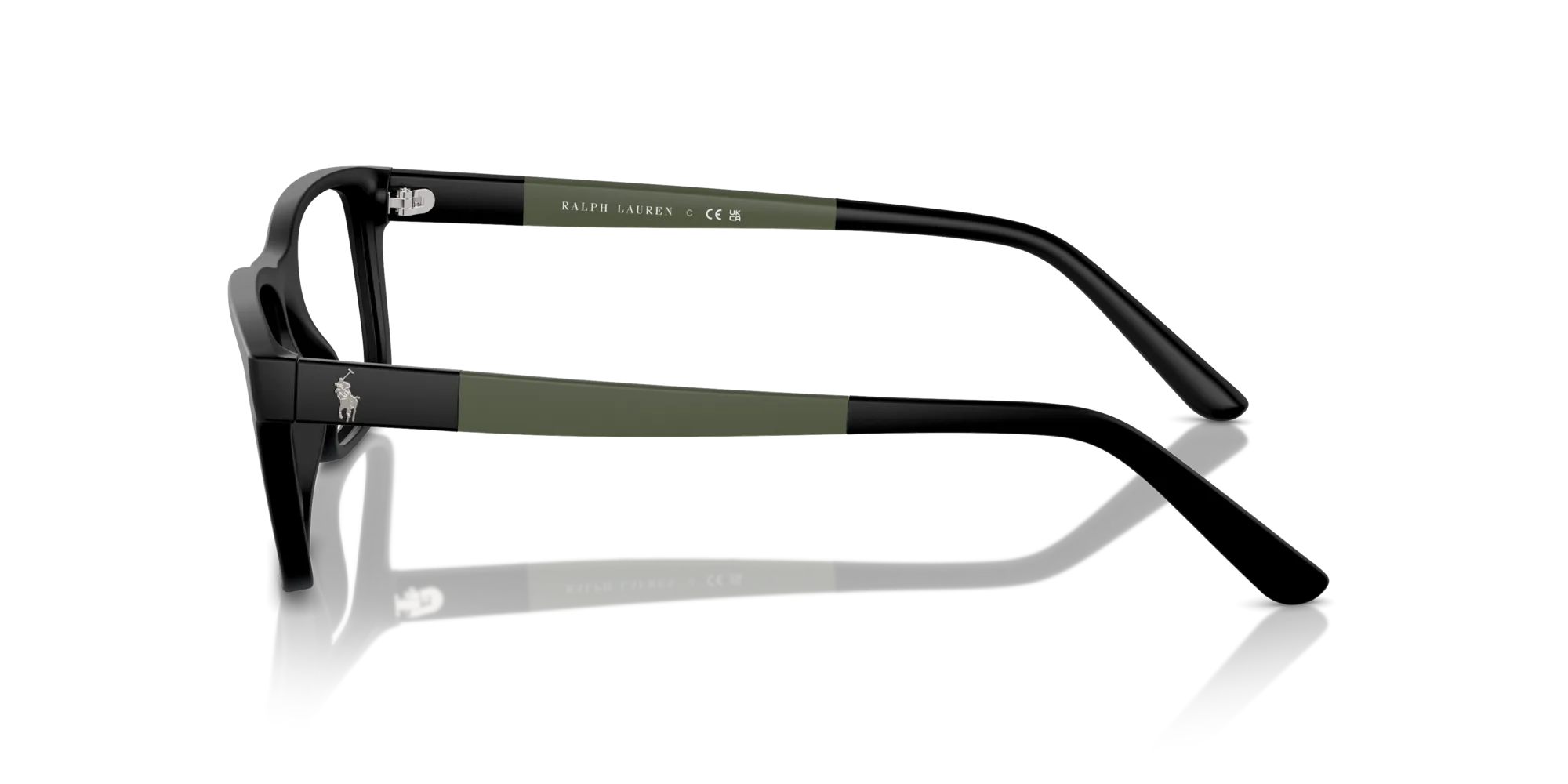 Polo Ralph Lauren PH2212 5504 Montature da vista Iniettato Nero Squadrata Normale - immagine 4