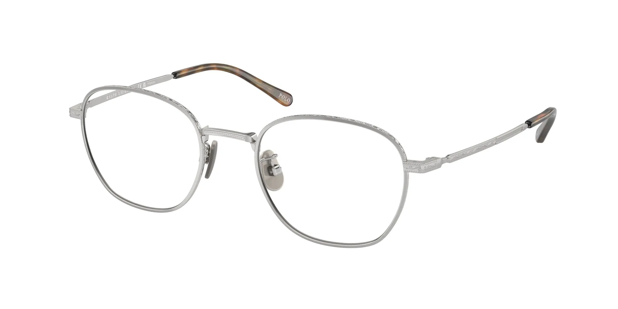 Polo Ralph Lauren PH1230TD 9030 Montature da vista Titanio Argento Pillow Normale - immagine 1