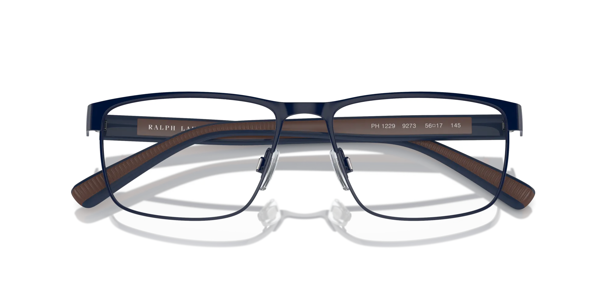 Polo Ralph Lauren PH1229 9273 Montature da vista Metallo Blu Squadrata Normale - immagine 2