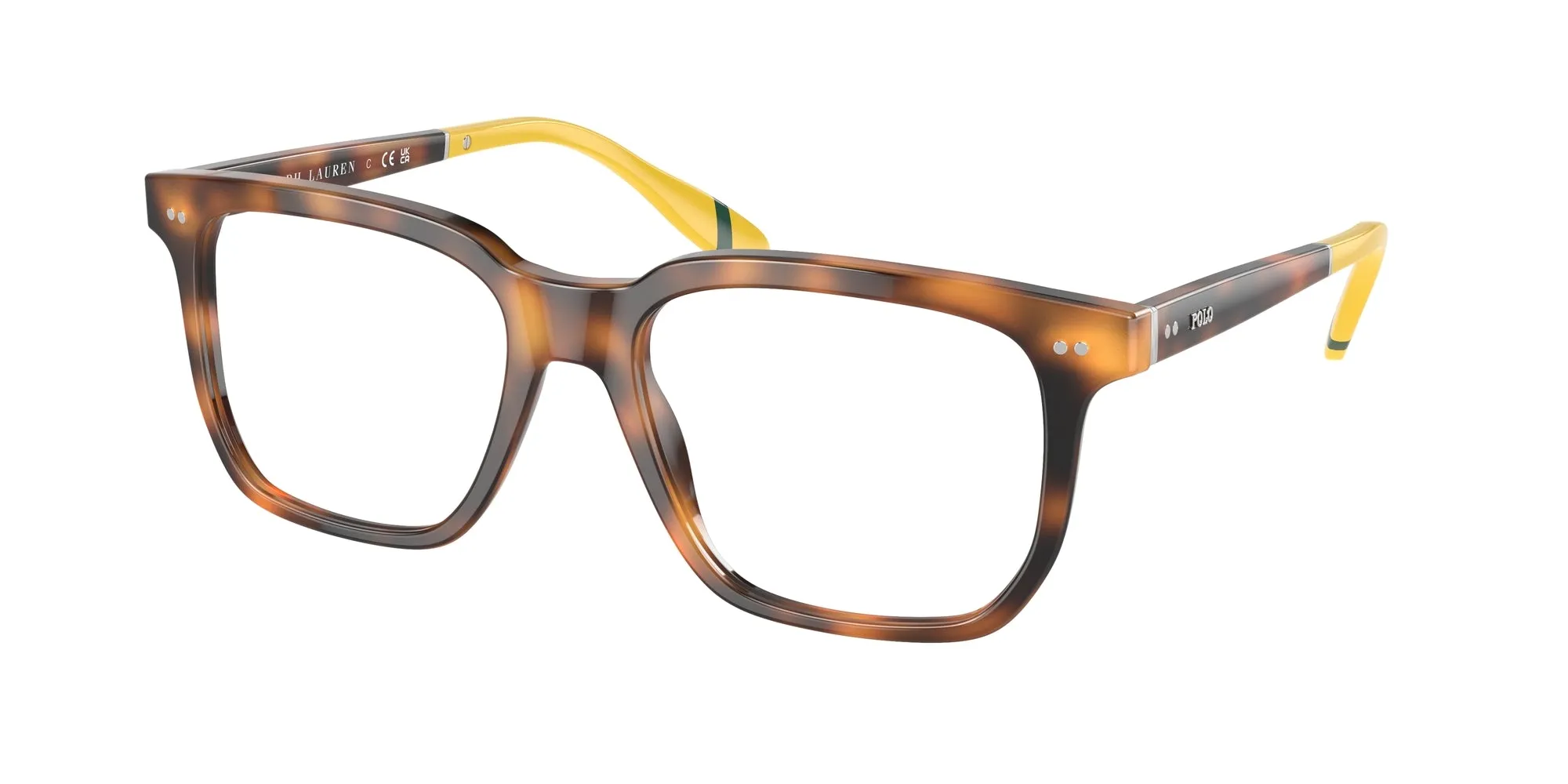 Polo Ralph Lauren PH2269 6089 Montature da vista Acetato Rosso Squadrata Normale - immagine 1