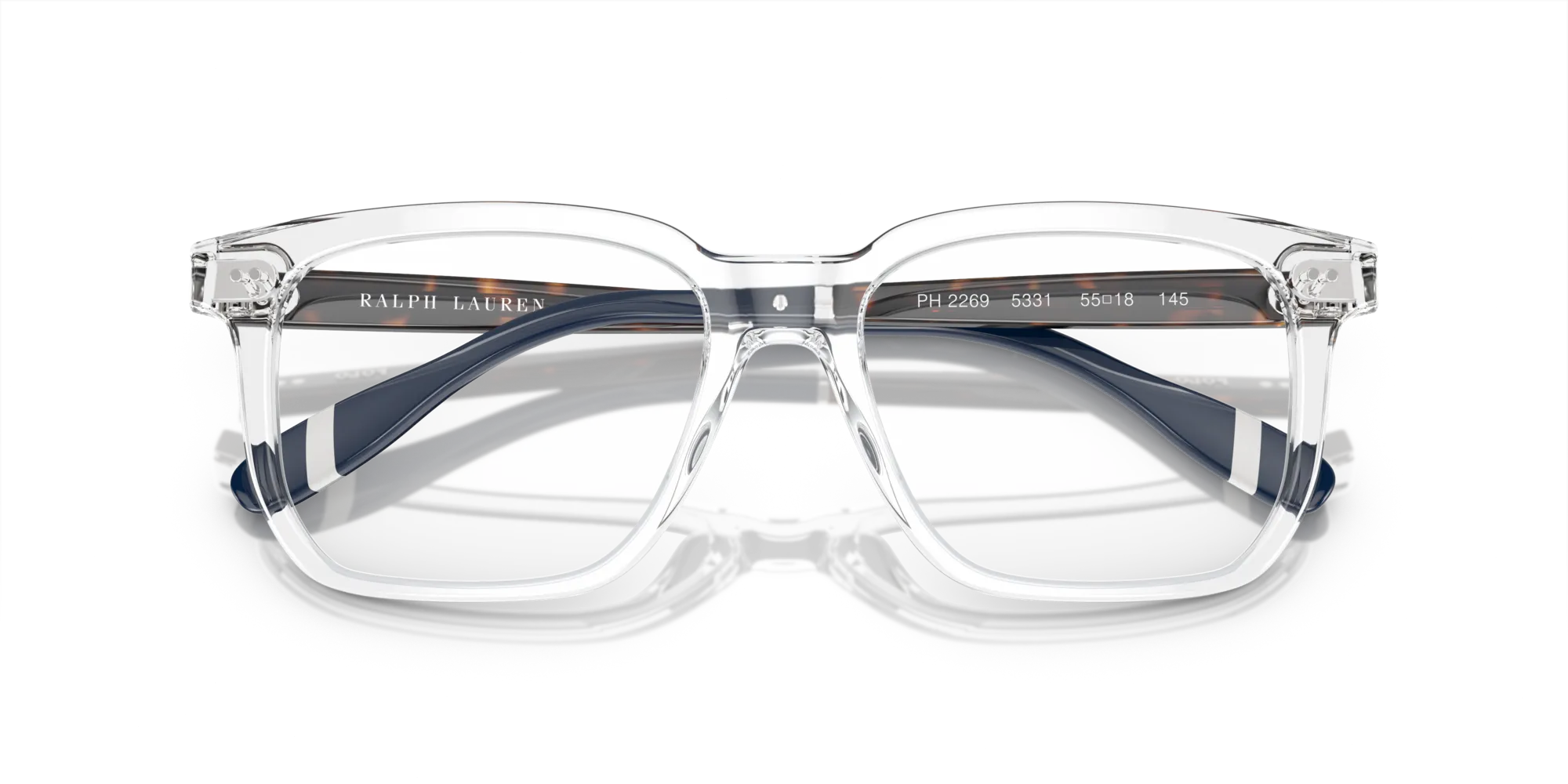 Polo Ralph Lauren PH2269 5331 Montature da vista Acetato Trasparente Squadrata Normale - immagine 2
