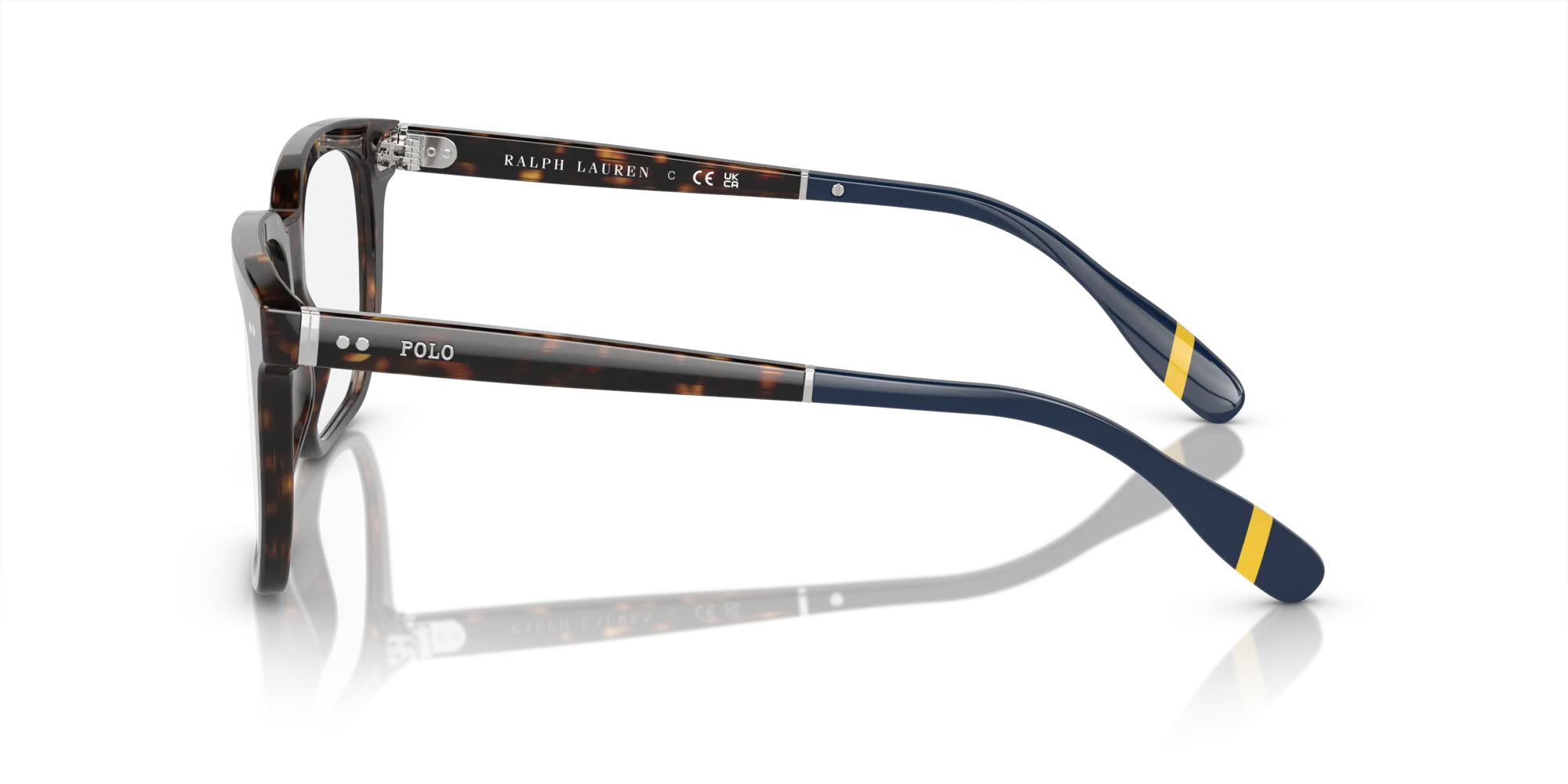 Polo Ralph Lauren PH2269 5003 Montature da vista Acetato Tartaruga Trasparente Squadrata Normale - immagine 4