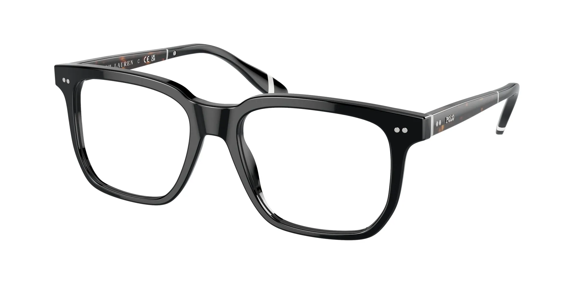 Polo Ralph Lauren PH2269 5001 Montature da vista Acetato Nero Squadrata Normale - immagine 1