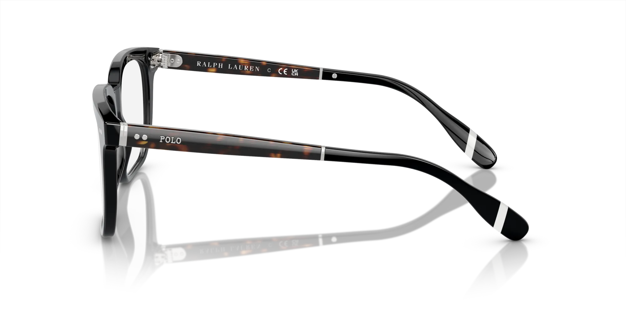 Polo Ralph Lauren PH2269 5001 Montature da vista Acetato Nero Squadrata Normale - immagine 4