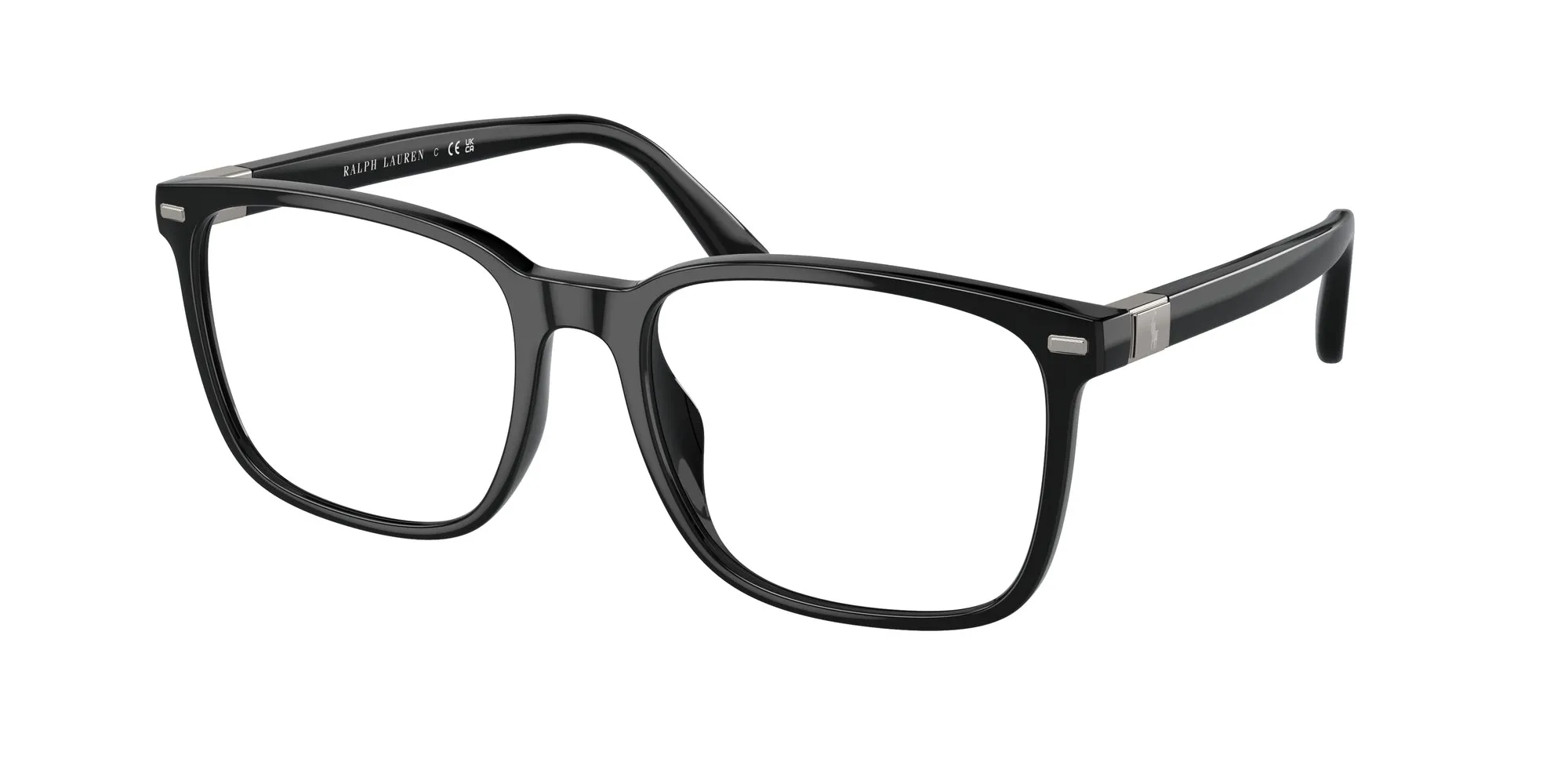 Polo Ralph Lauren PH2271U 5001 Montature da vista Acetato Nero Squadrata Normale - immagine 1