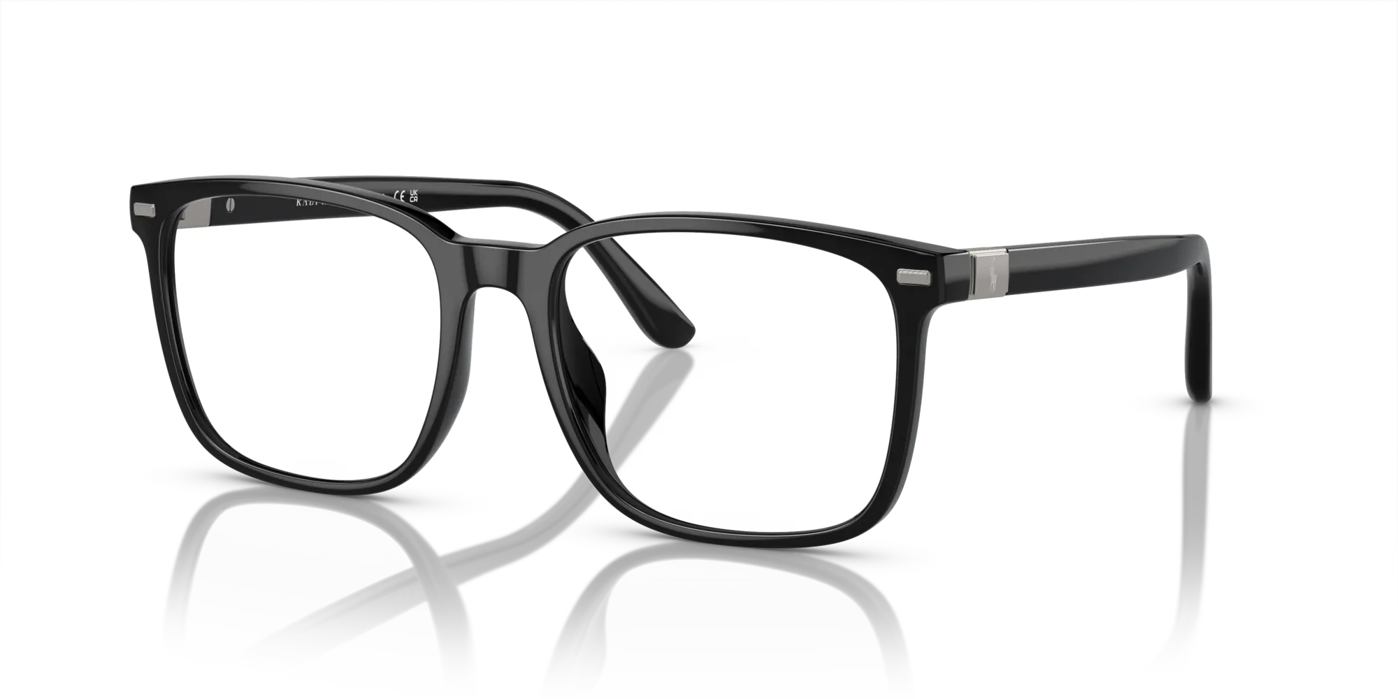 Polo Ralph Lauren PH2271U 5001 Montature da vista Acetato Nero Squadrata Normale - immagine 4