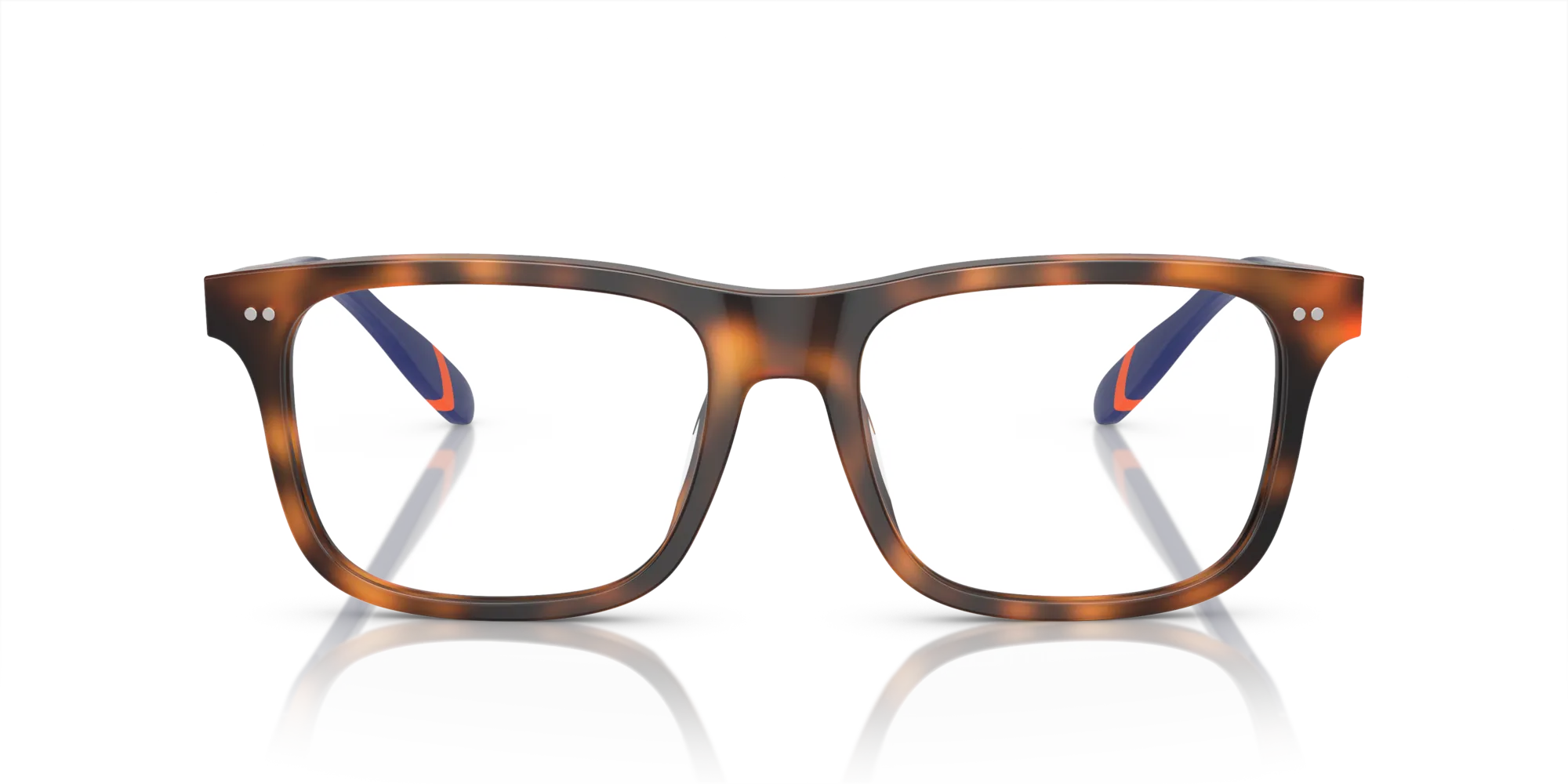 Polo Ralph Lauren PH2270U 6089 Montature da vista Acetato Rosso Squadrata Normale - immagine 3
