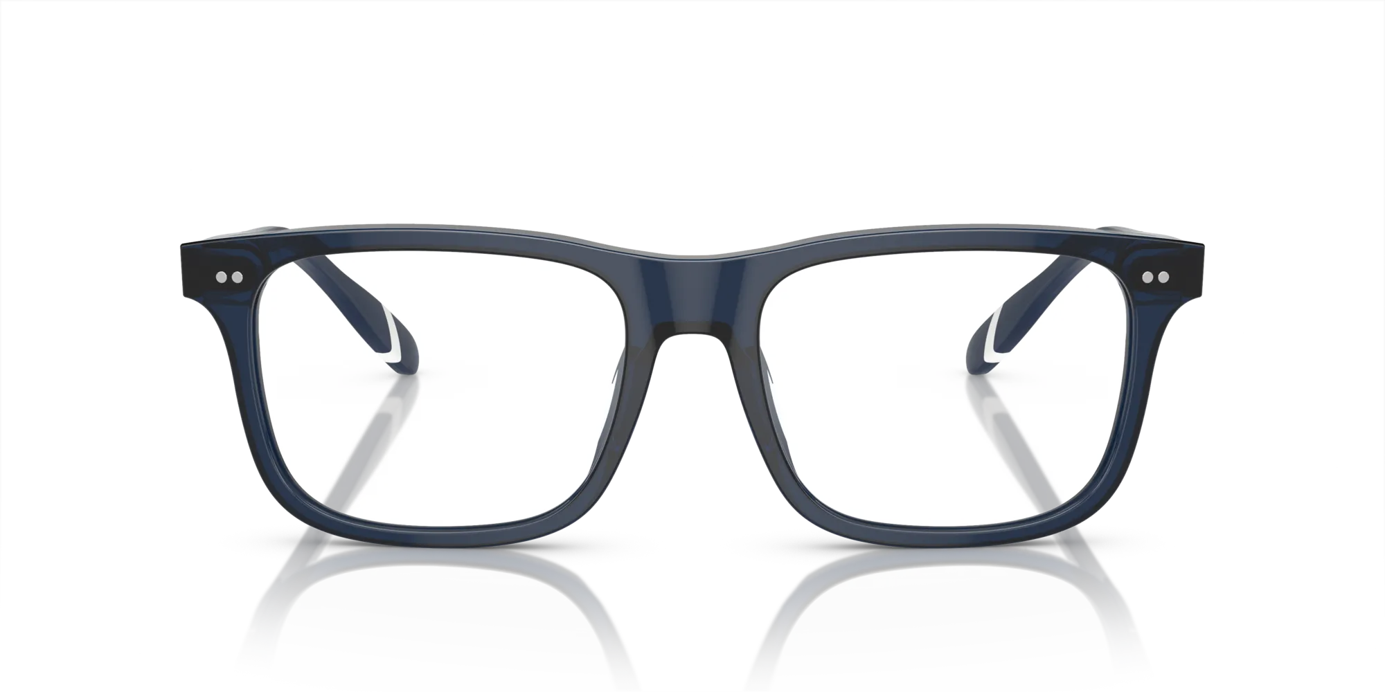 Polo Ralph Lauren PH2270U 5470 Montature da vista Acetato Blu Trasparente Squadrata Normale - immagine 3