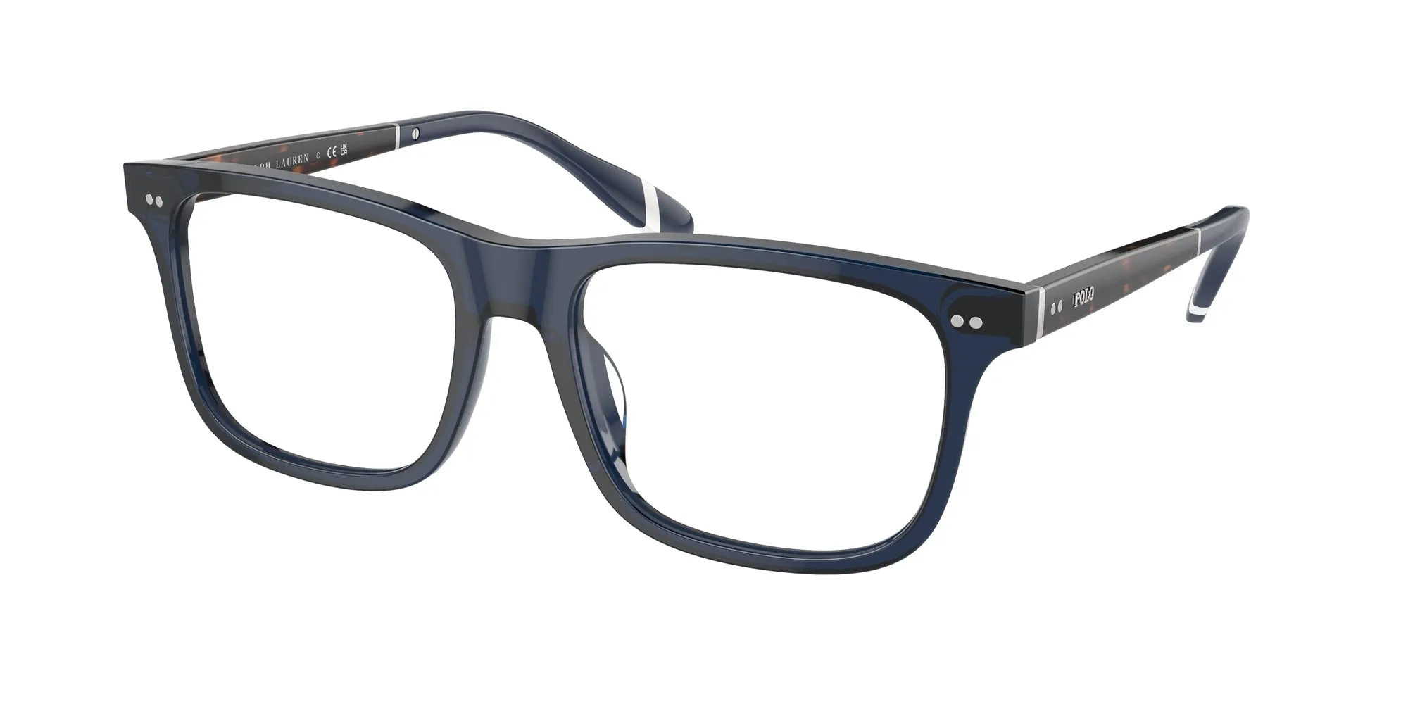 Polo Ralph Lauren PH2270U 5470 Montature da vista Acetato Blu Squadrata Normale - immagine 1
