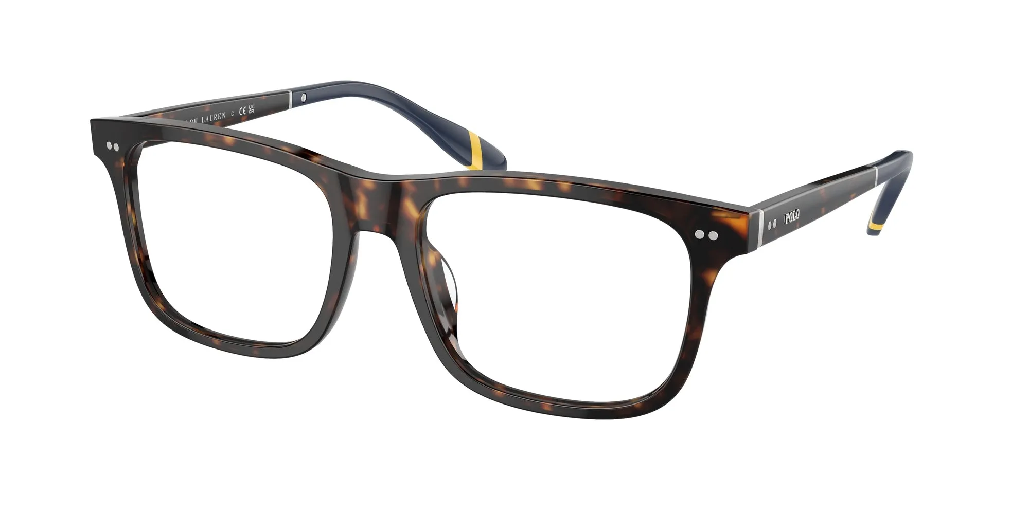 Polo Ralph Lauren PH2270U 5003 Montature da vista Acetato Tartaruga Squadrata Normale - immagine 1