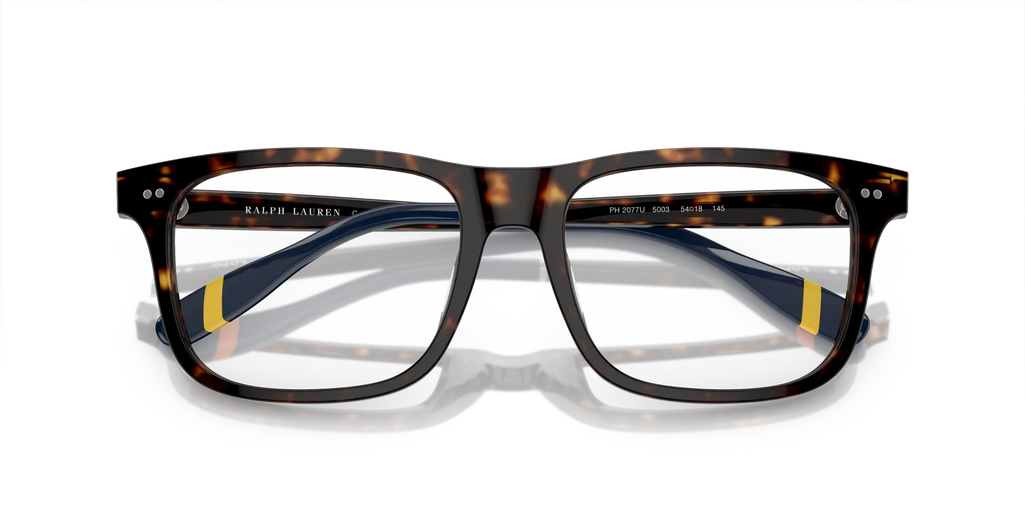 Polo Ralph Lauren PH2270U 5003 Montature da vista Acetato Tartaruga Squadrata Normale - immagine 2